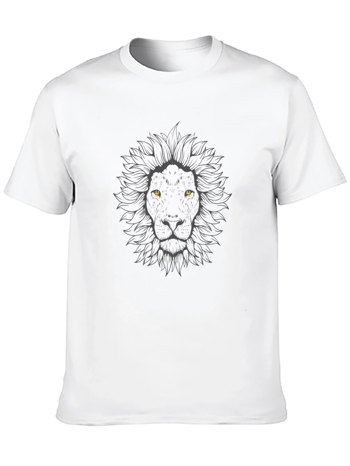 Black Lion Graphic Tee - Mens Casual Crew Neck T-Shirt product image 9