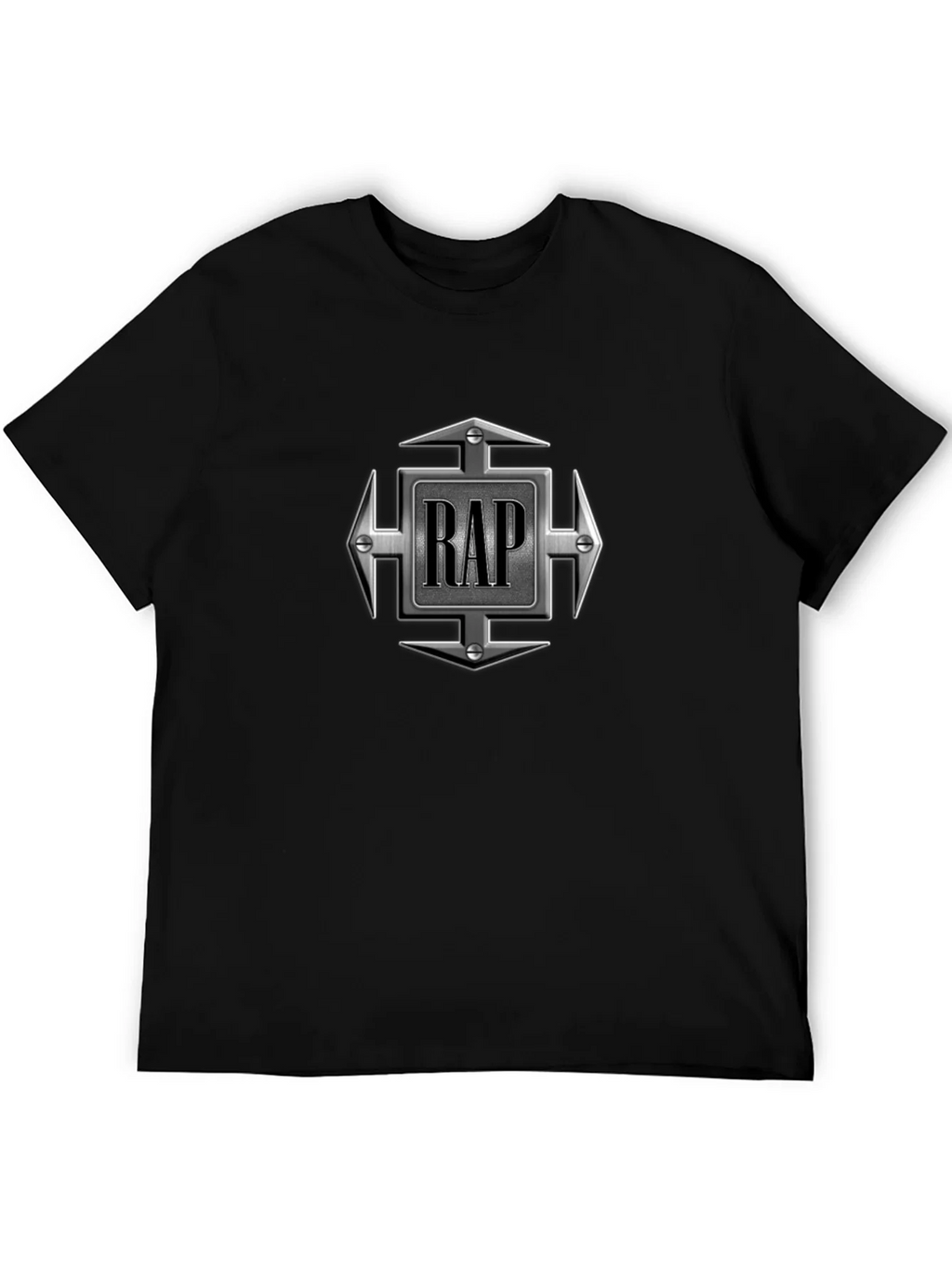 RAP Graphic Tee - Urban Style Black T-Shirt product image 5