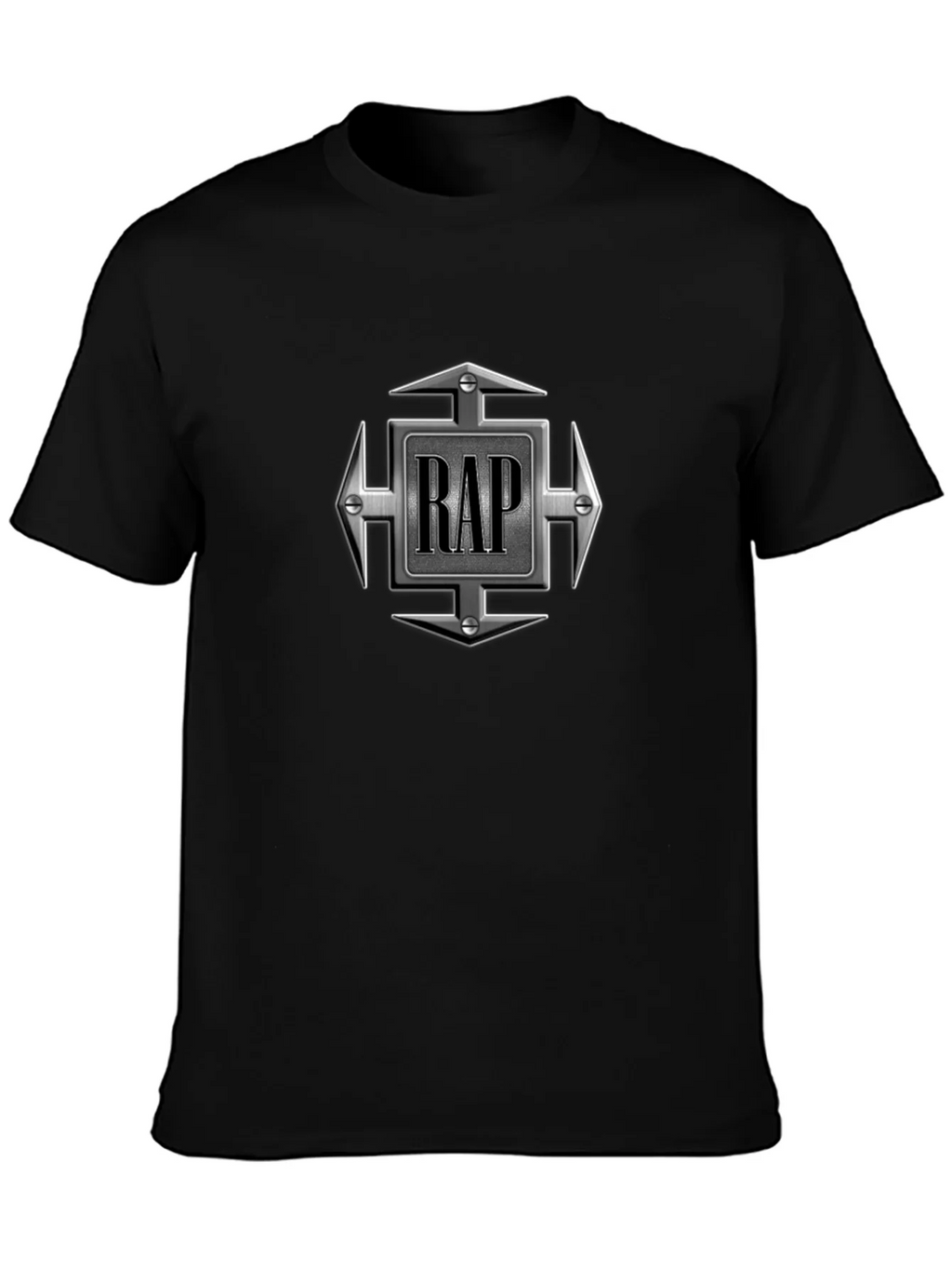 RAP Graphic Tee - Urban Style Black T-Shirt product image 3