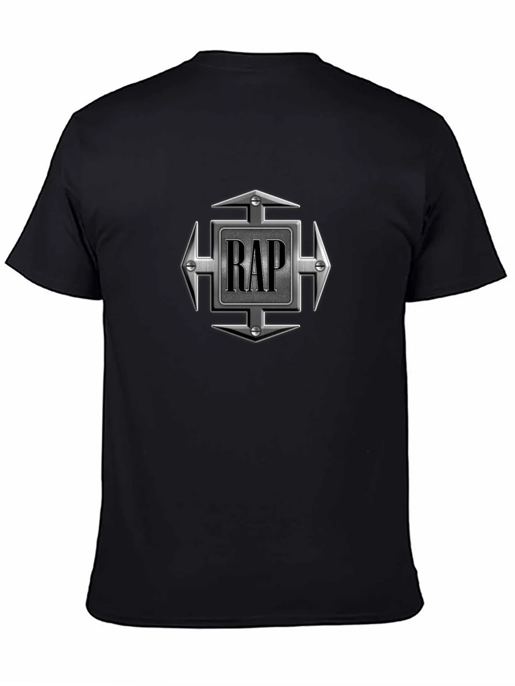 RAP Graphic Tee - Urban Style Black T-Shirt product image 4