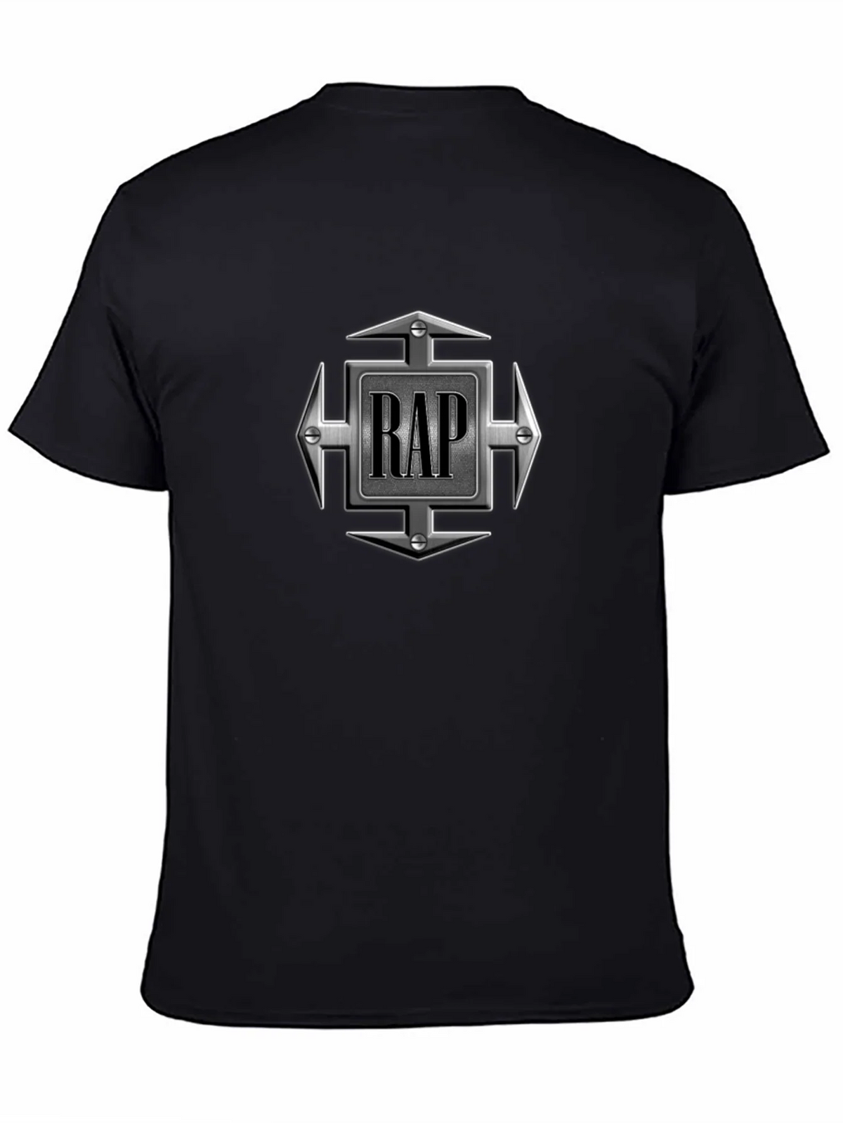 RAP Graphic Tee - Urban Style Black T-Shirt product image 4