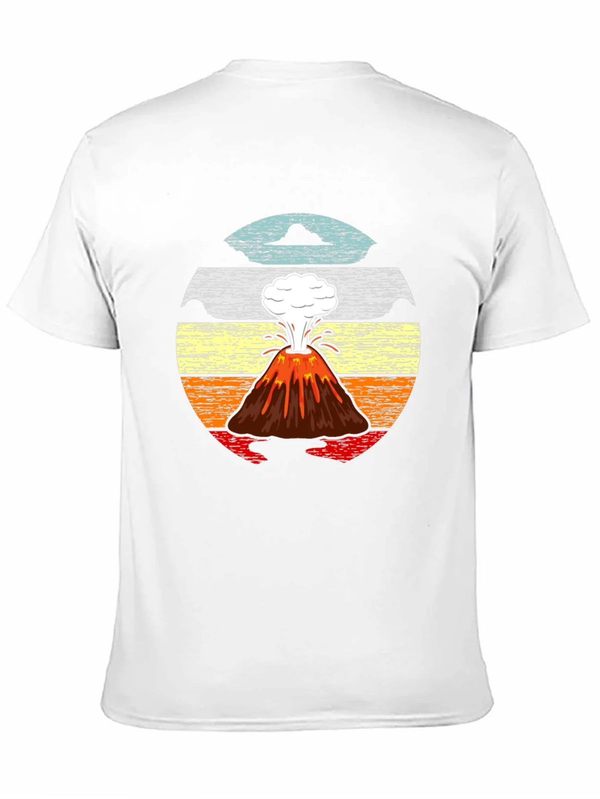 Volcano Sunset Graphic Tee - Retro Style product image 7