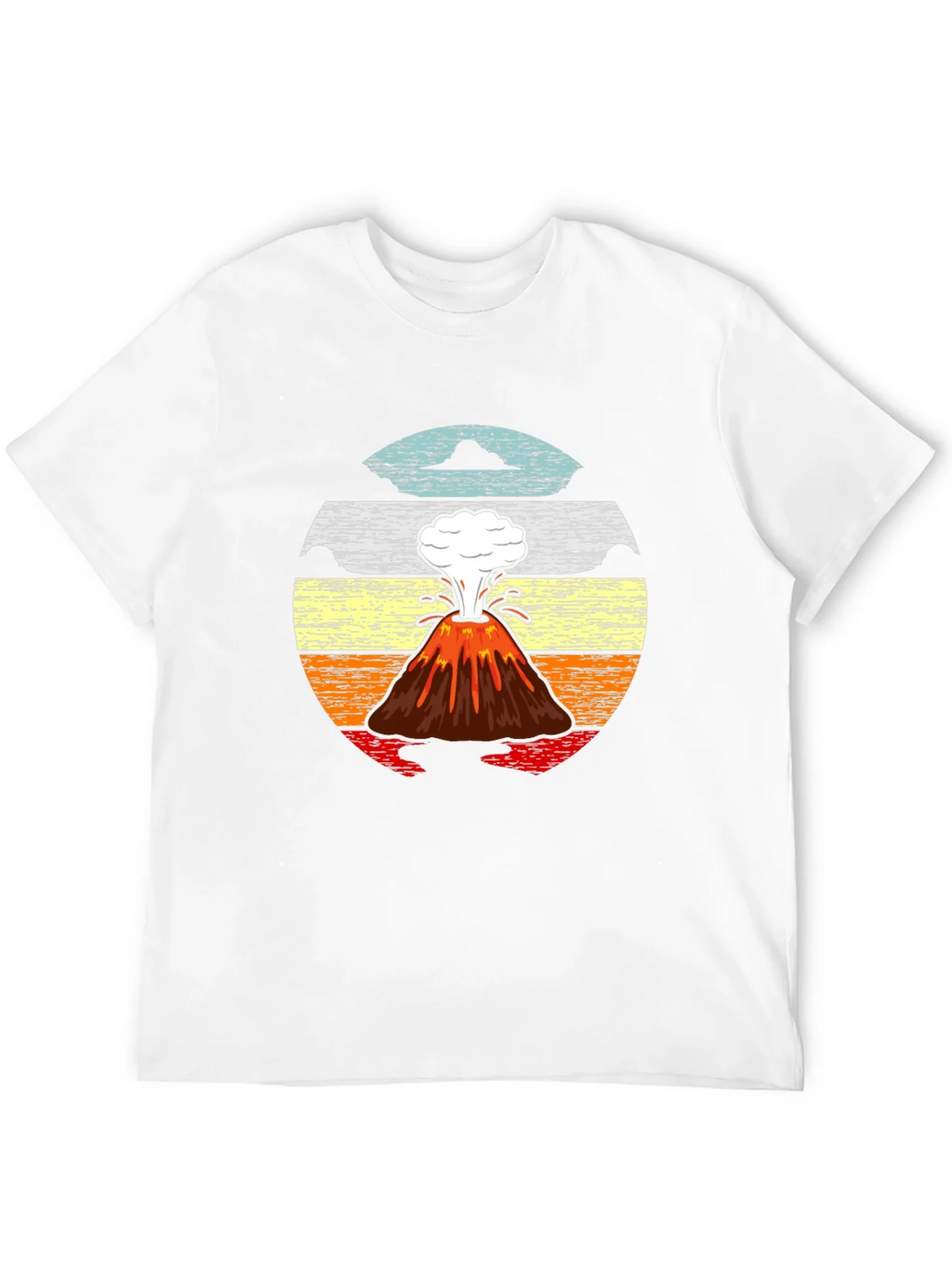 Volcano Sunset Graphic Tee - Retro Style product image 8