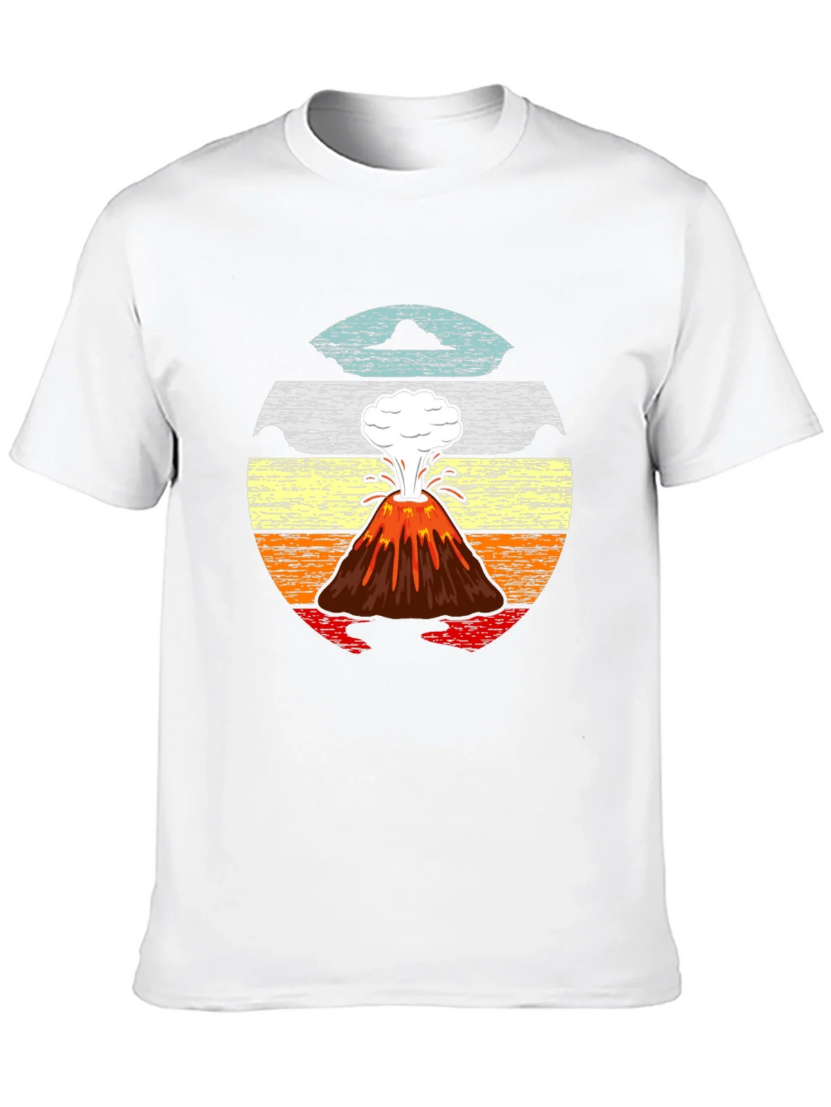Volcano Sunset Graphic Tee - Retro Style product image 6