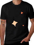 Sparkle Graphic Tee - Black Cotton Blend Casual product image 1
