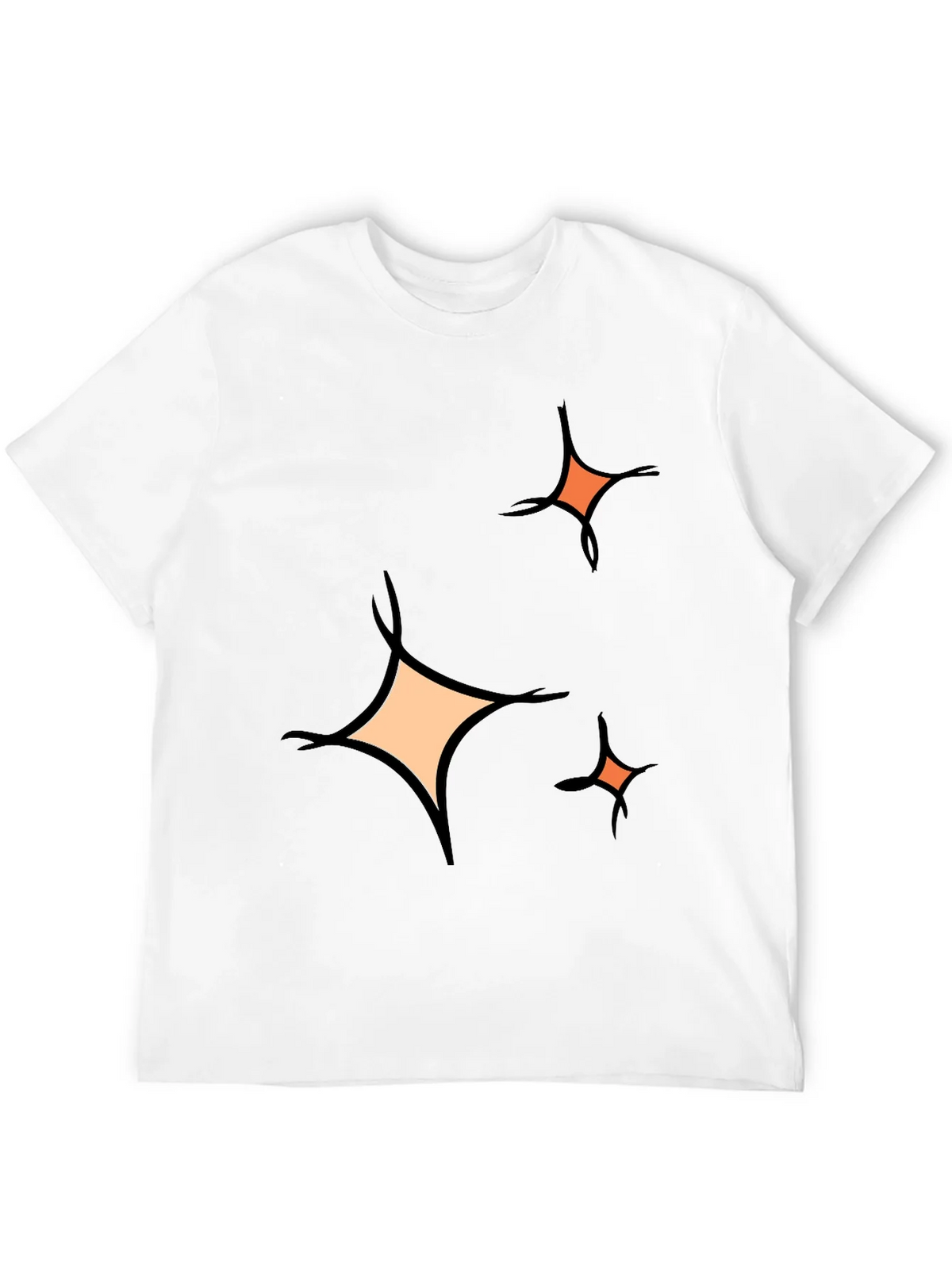 Sparkle Graphic Tee - Black Cotton Blend Casual product image 11