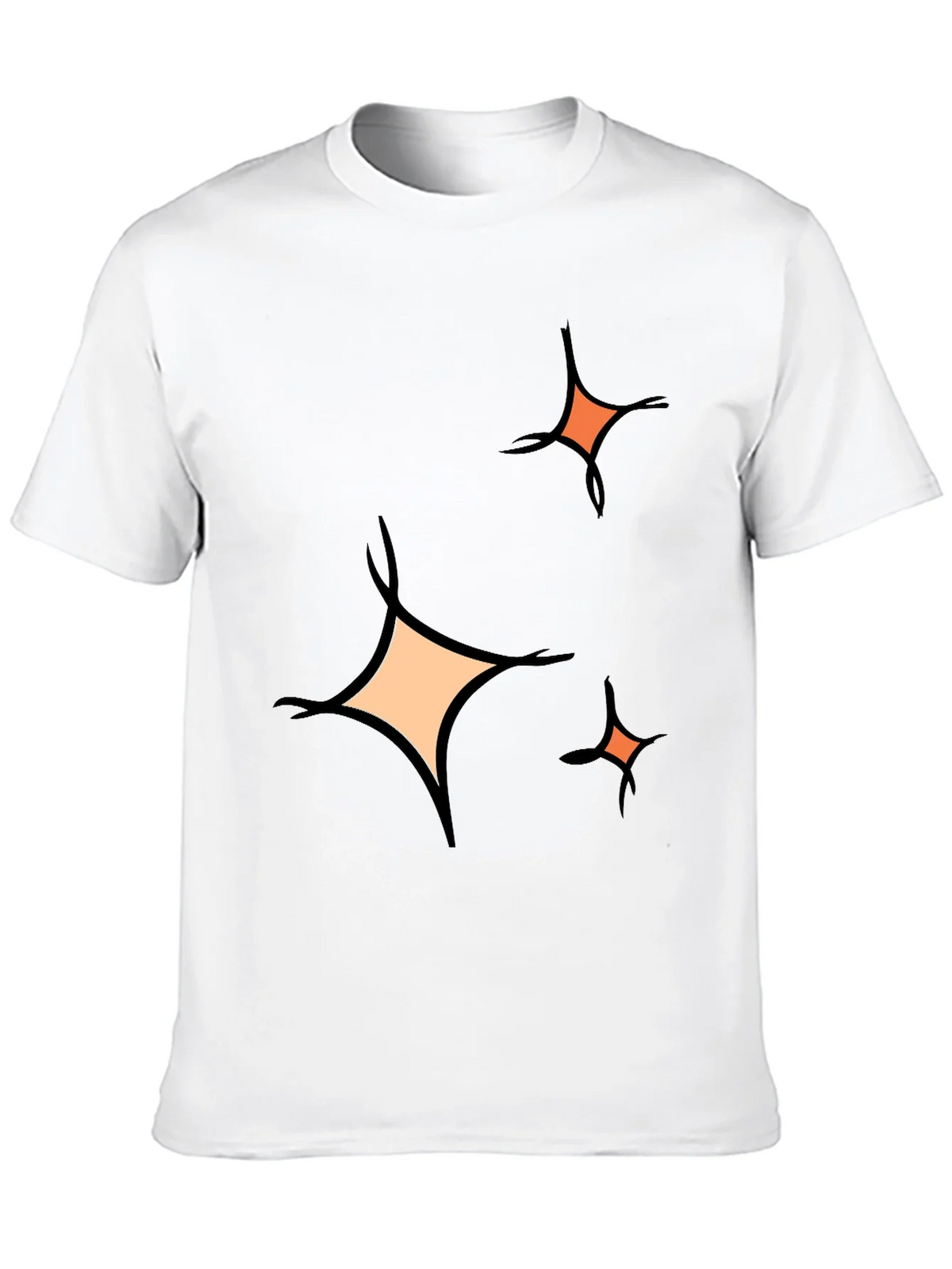 Sparkle Graphic Tee - Black Cotton Blend Casual product image 9