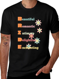 Bride Acronym Graphic T-Shirt - Romantic Wedding Tee product image 1