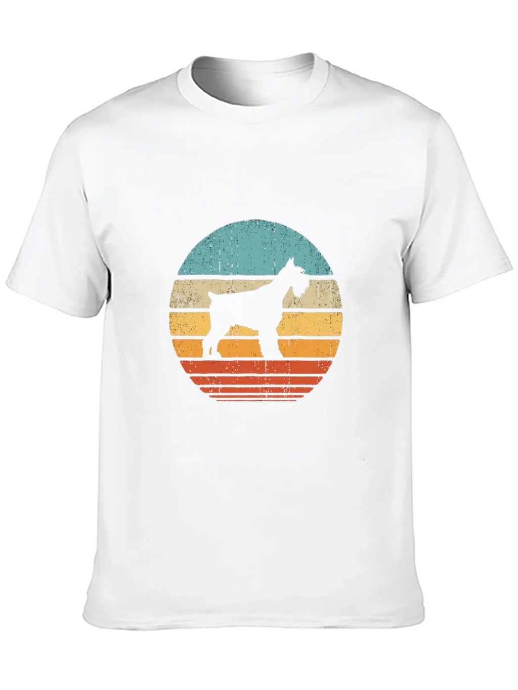Vintage Schnauzer Sunset T-Shirt | Dog Lover Tee product image 9