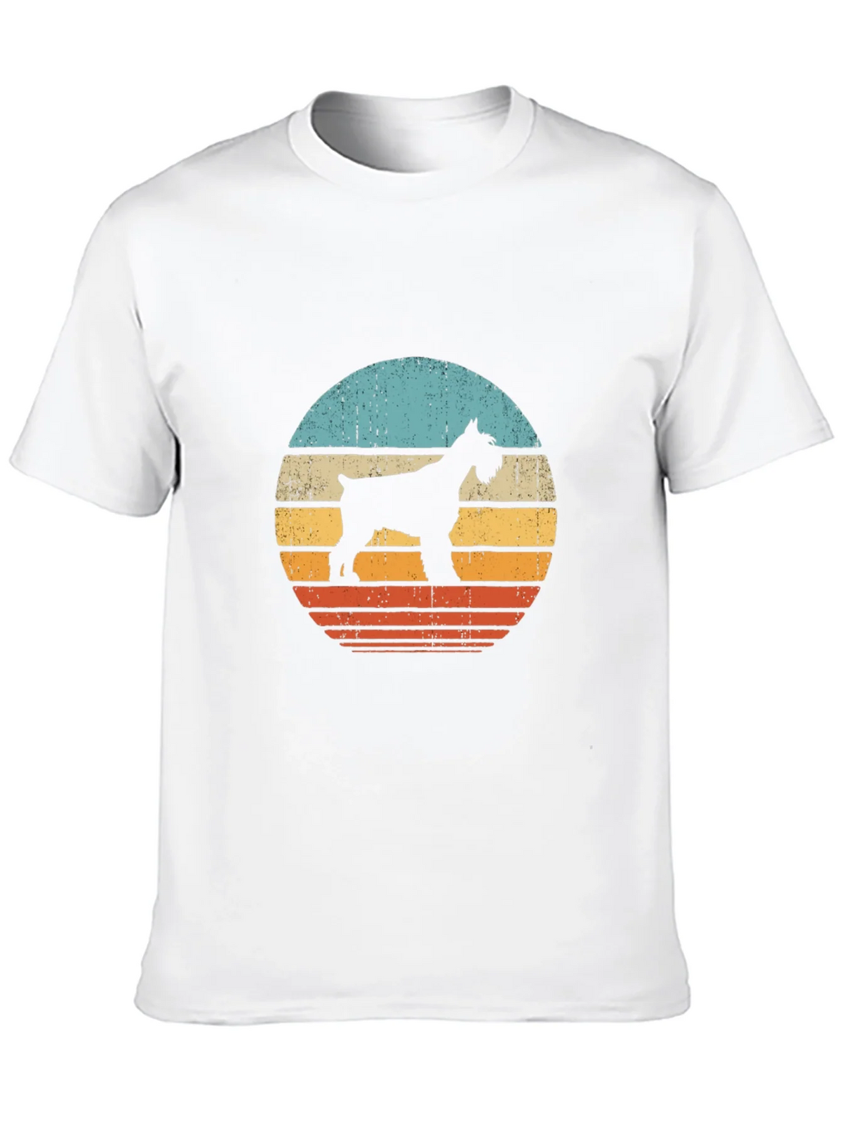Vintage Schnauzer Sunset T-Shirt | Dog Lover Tee product image 9