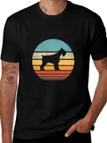 Vintage Schnauzer Sunset T-Shirt | Dog Lover Tee product image 1