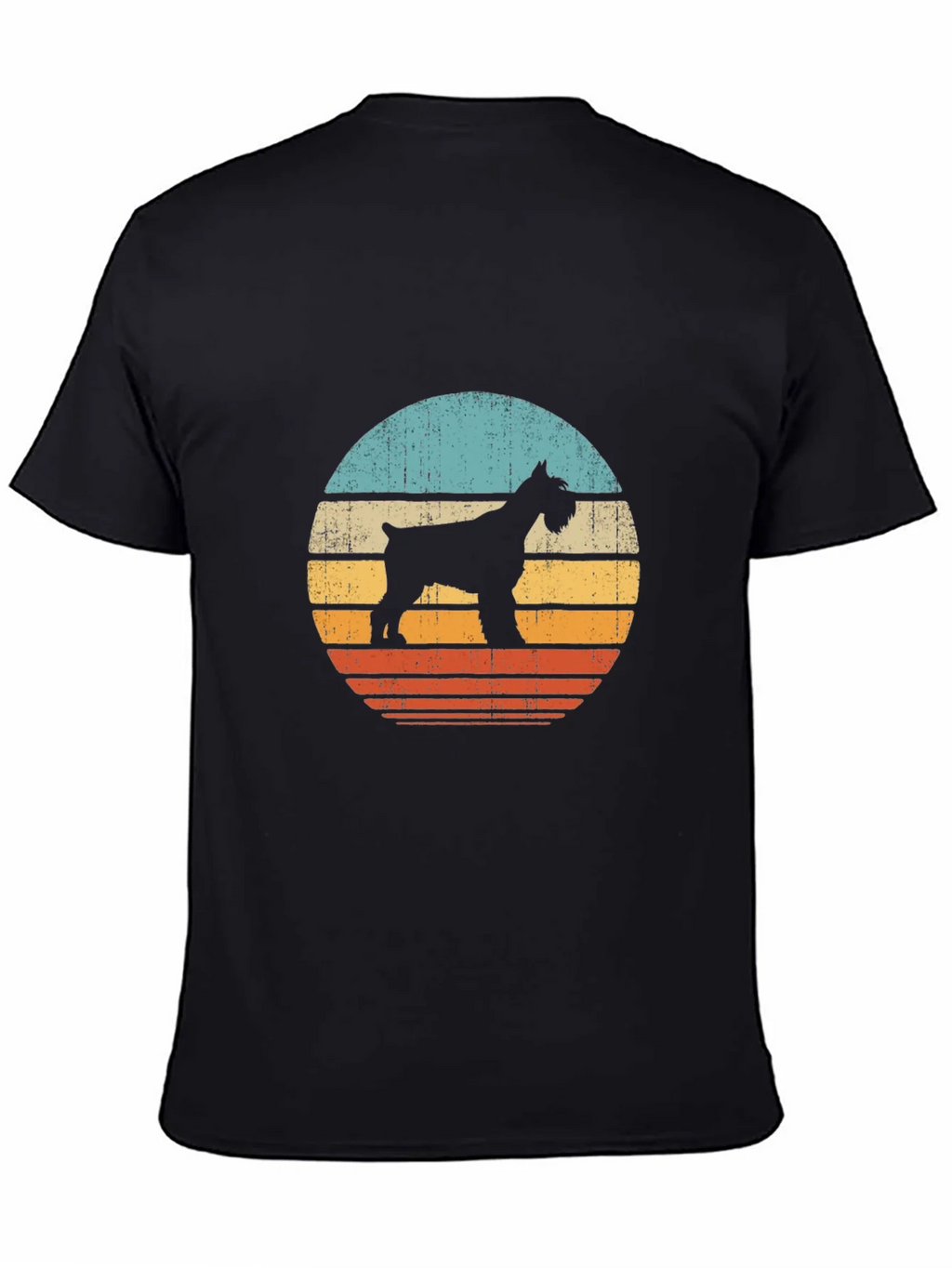 Vintage Schnauzer Sunset T-Shirt | Dog Lover Tee product image 4