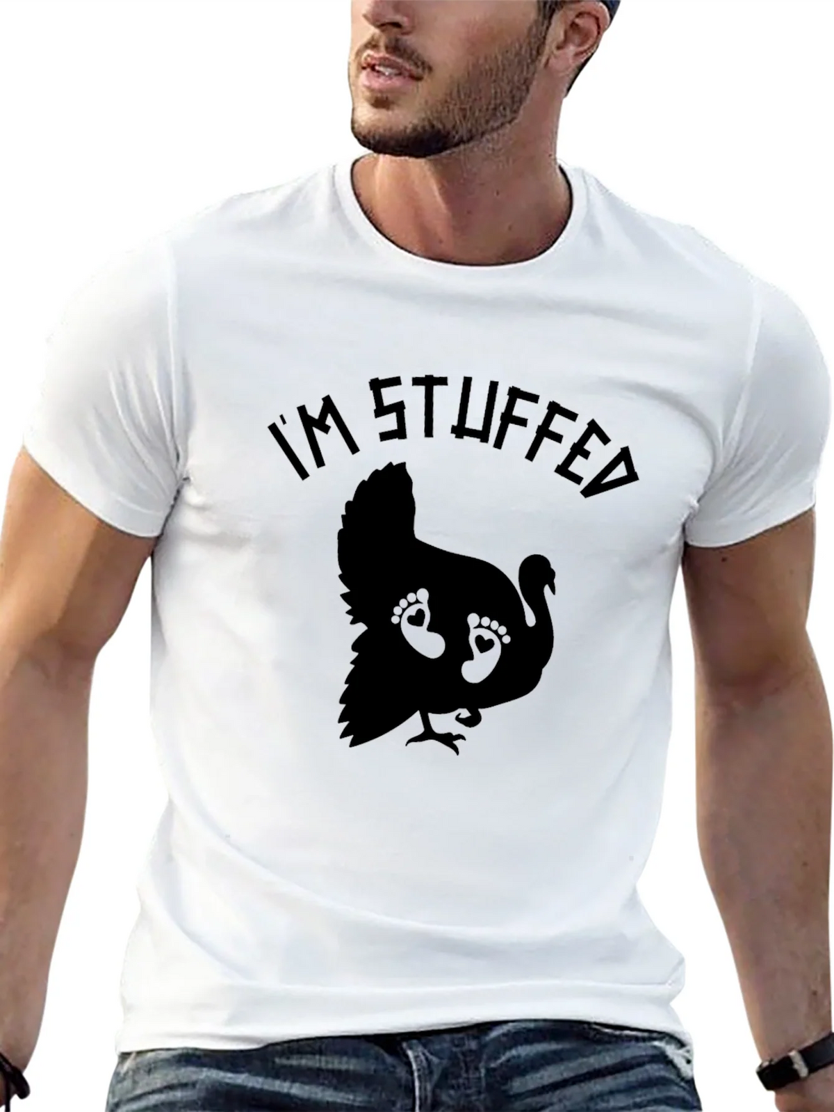 Im Stuffed Thanksgiving Turkey T-Shirt product image 12