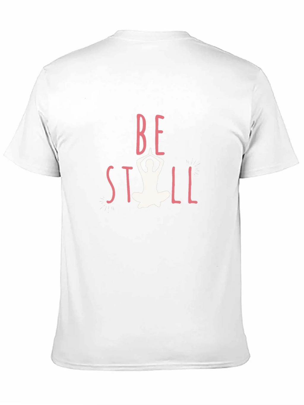 Be Still Yoga Graphic Black T-Shirt product image 10
