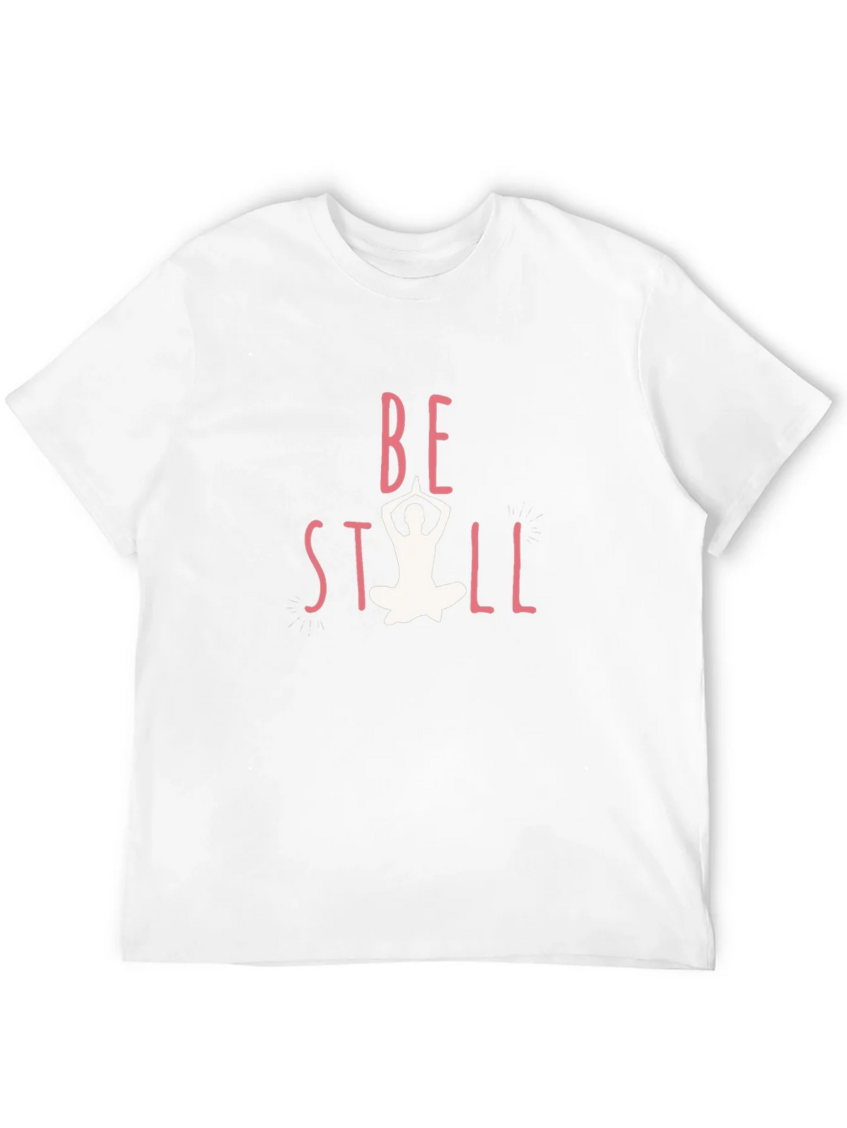 Be Still Yoga Graphic Black T-Shirt product image 11