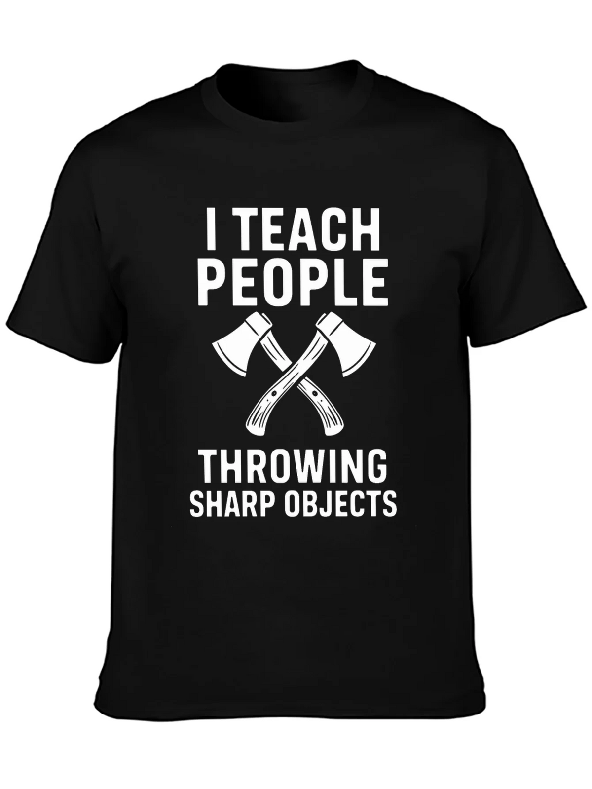 I Teach People Throwing Sharp Objects T-Shirt product image 3