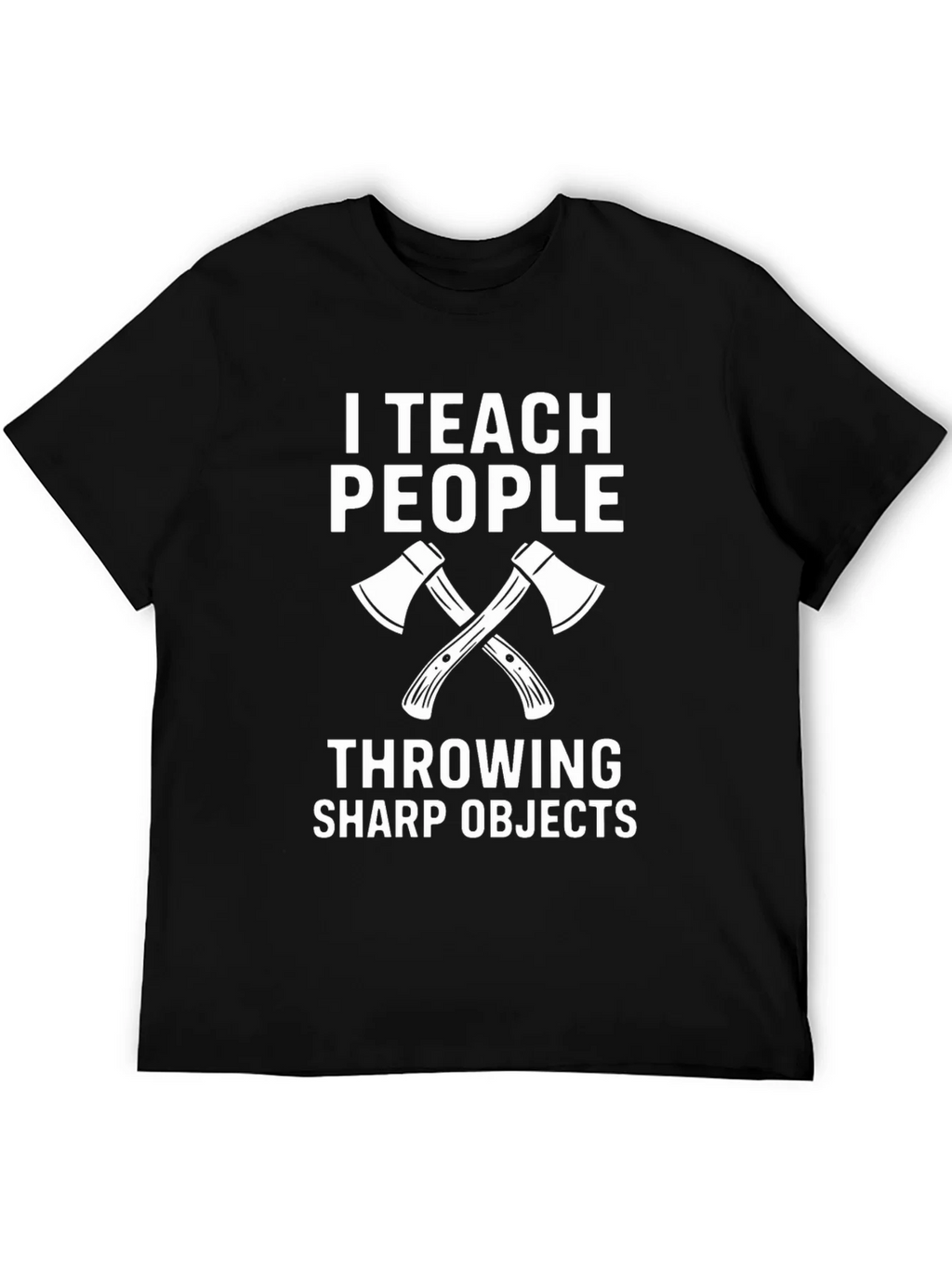 I Teach People Throwing Sharp Objects T-Shirt product image 5