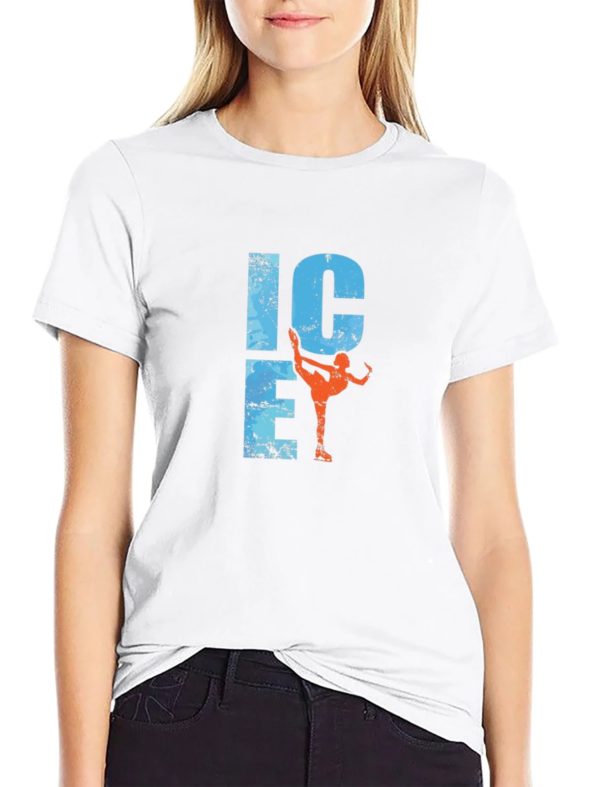 Ice Skating Graphic Tee - Black product image 8