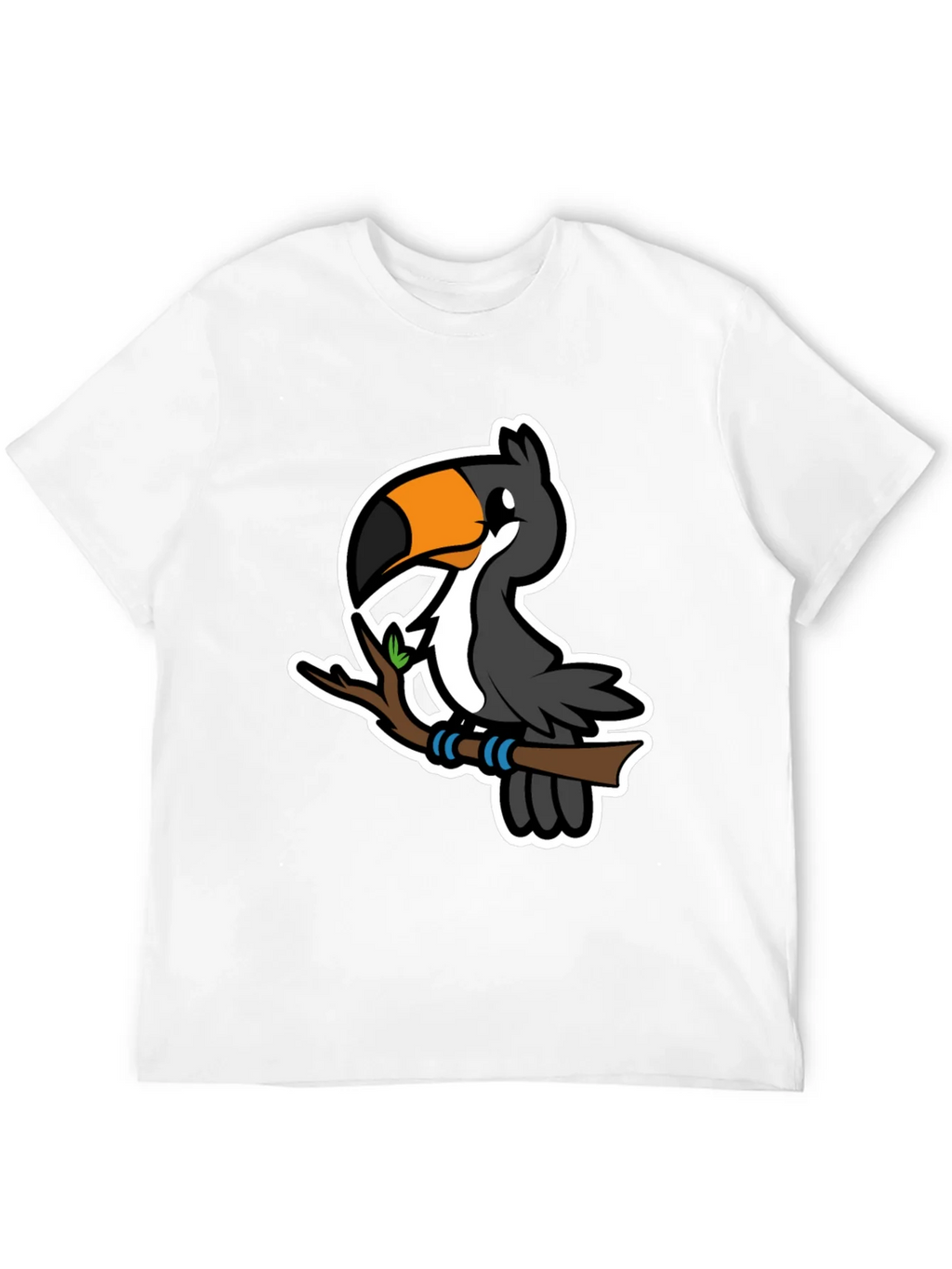 Cartoon Toucan on Branch Graphic T-Shirt product image 11