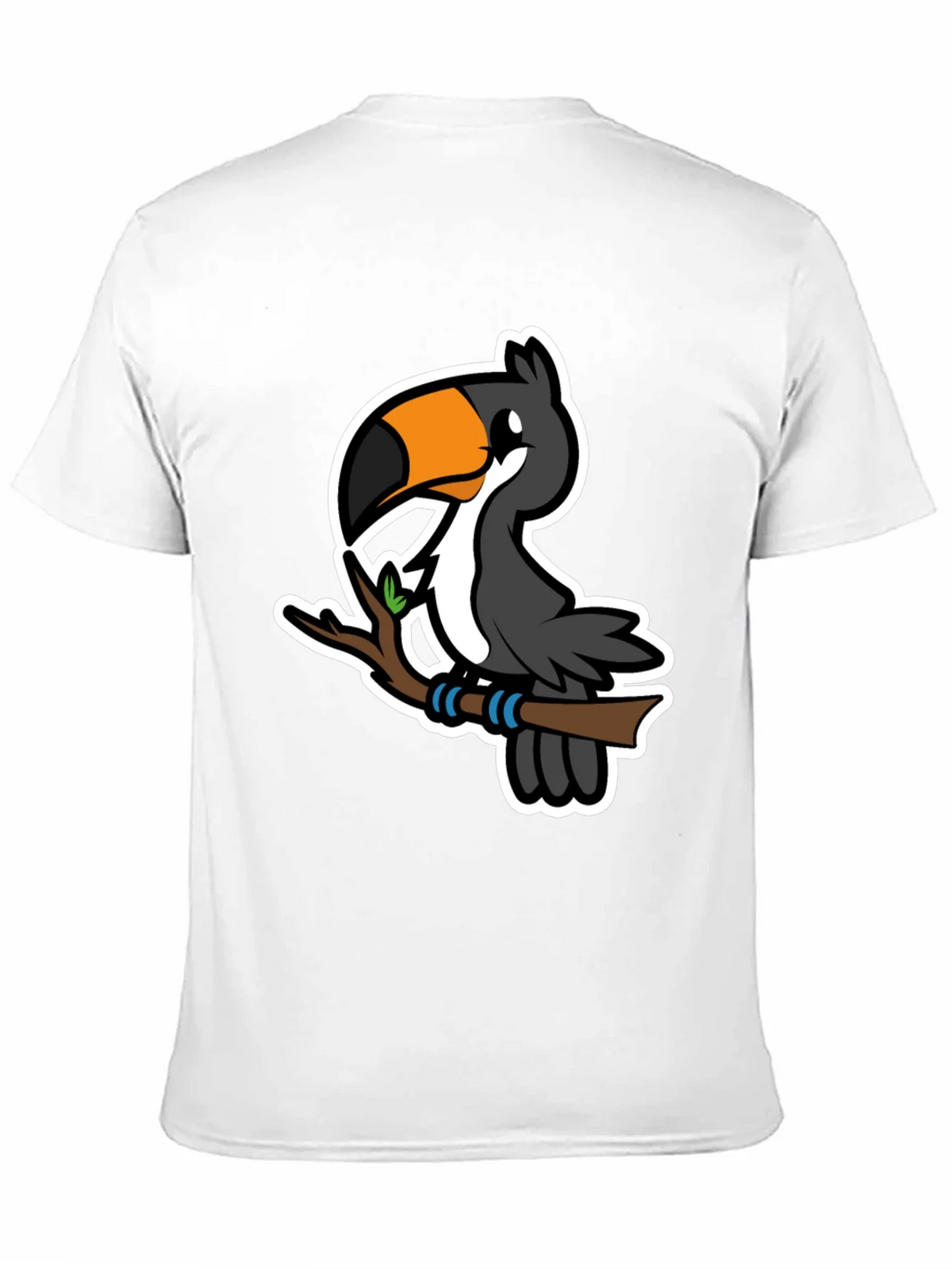 Cartoon Toucan on Branch Graphic T-Shirt product image 10