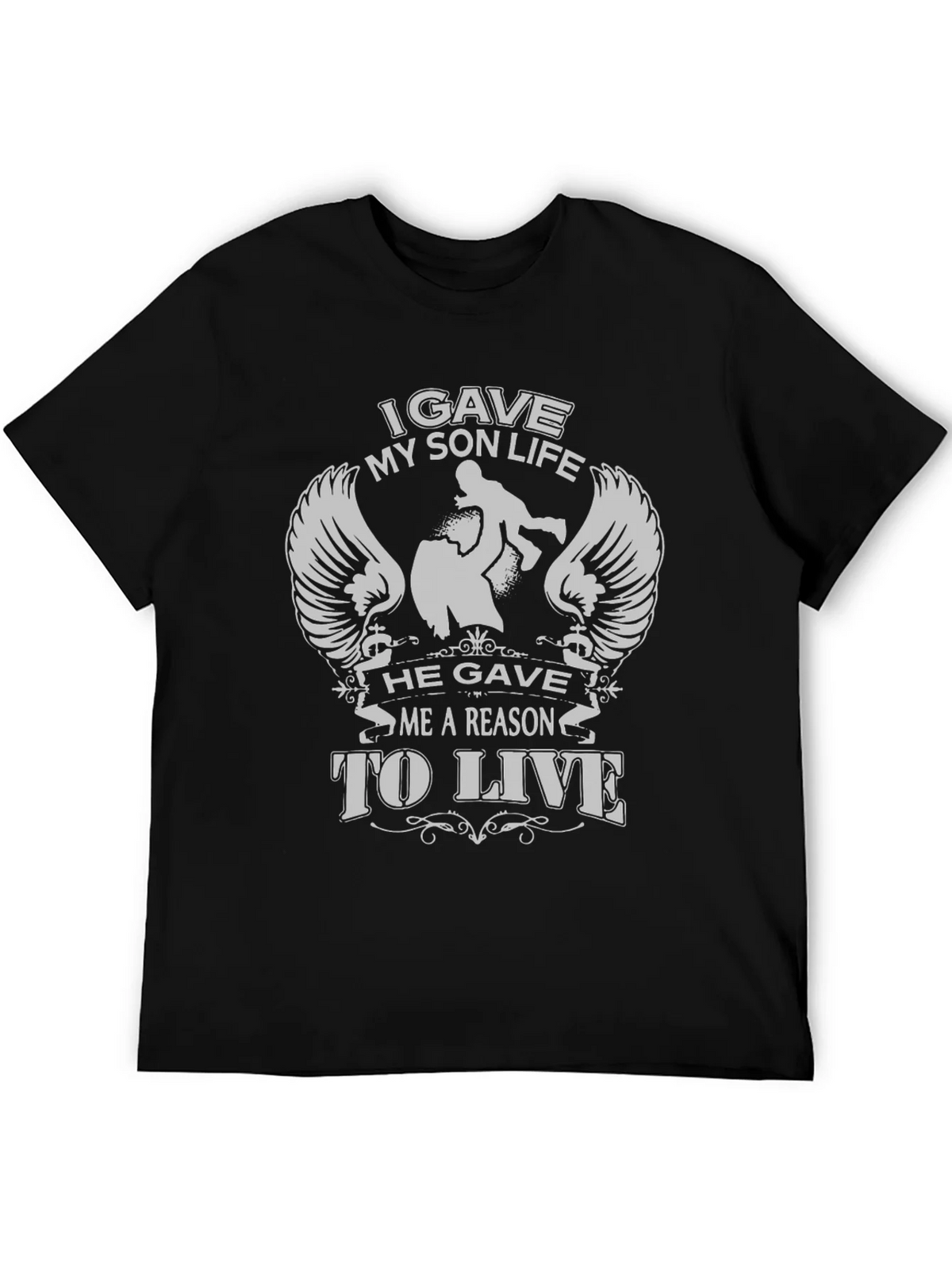 Dad & Son T-Shirt: I Gave My Life He Me A Reason To Live product image 5