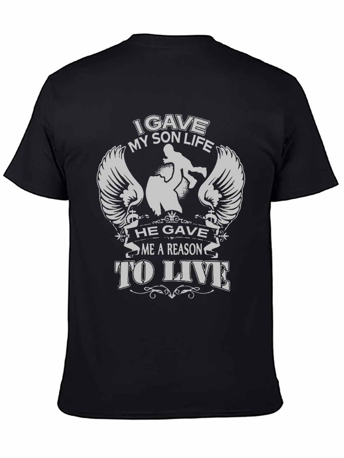 Dad & Son T-Shirt: I Gave My Life He Me A Reason To Live product image 4