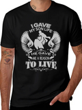 Dad & Son T-Shirt: I Gave My Life He Me A Reason To Live product image 1