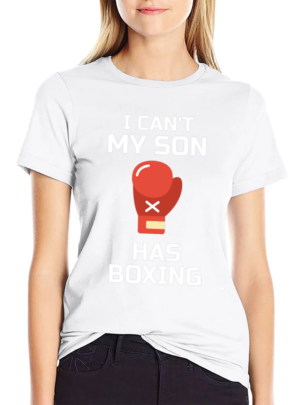 I Cant My Son Has Boxing T-Shirt product image 7
