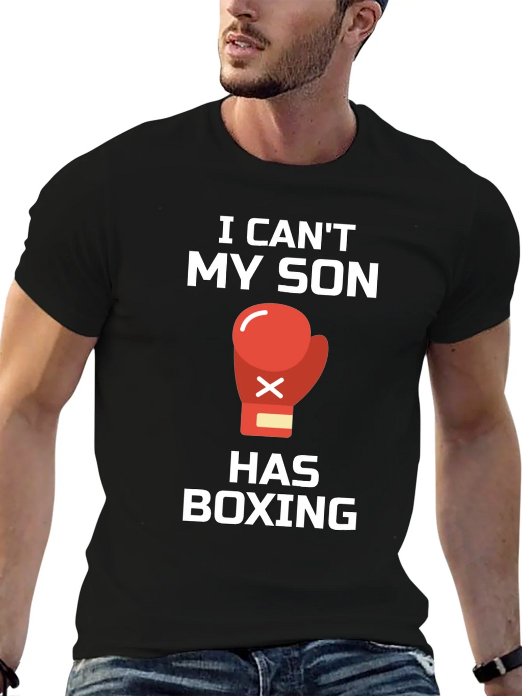 I Cant My Son Has Boxing T-Shirt product image 5