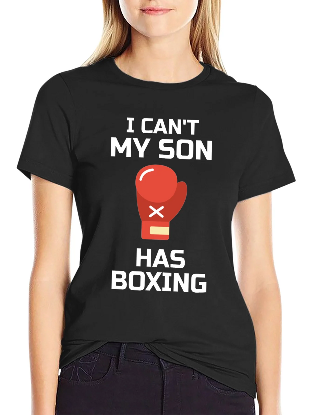 I Cant My Son Has Boxing T-Shirt product image 2