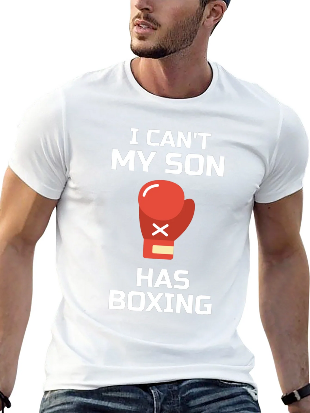 I Cant My Son Has Boxing T-Shirt product image 9