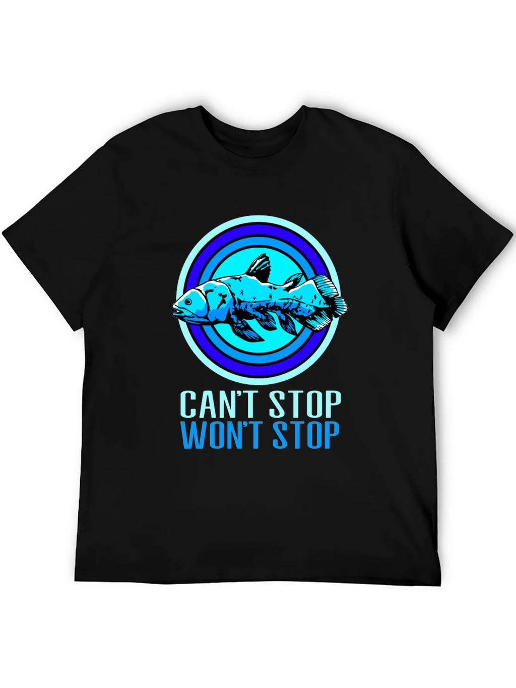 Cant Stop Wont Coelacanth T-Shirt product image 5