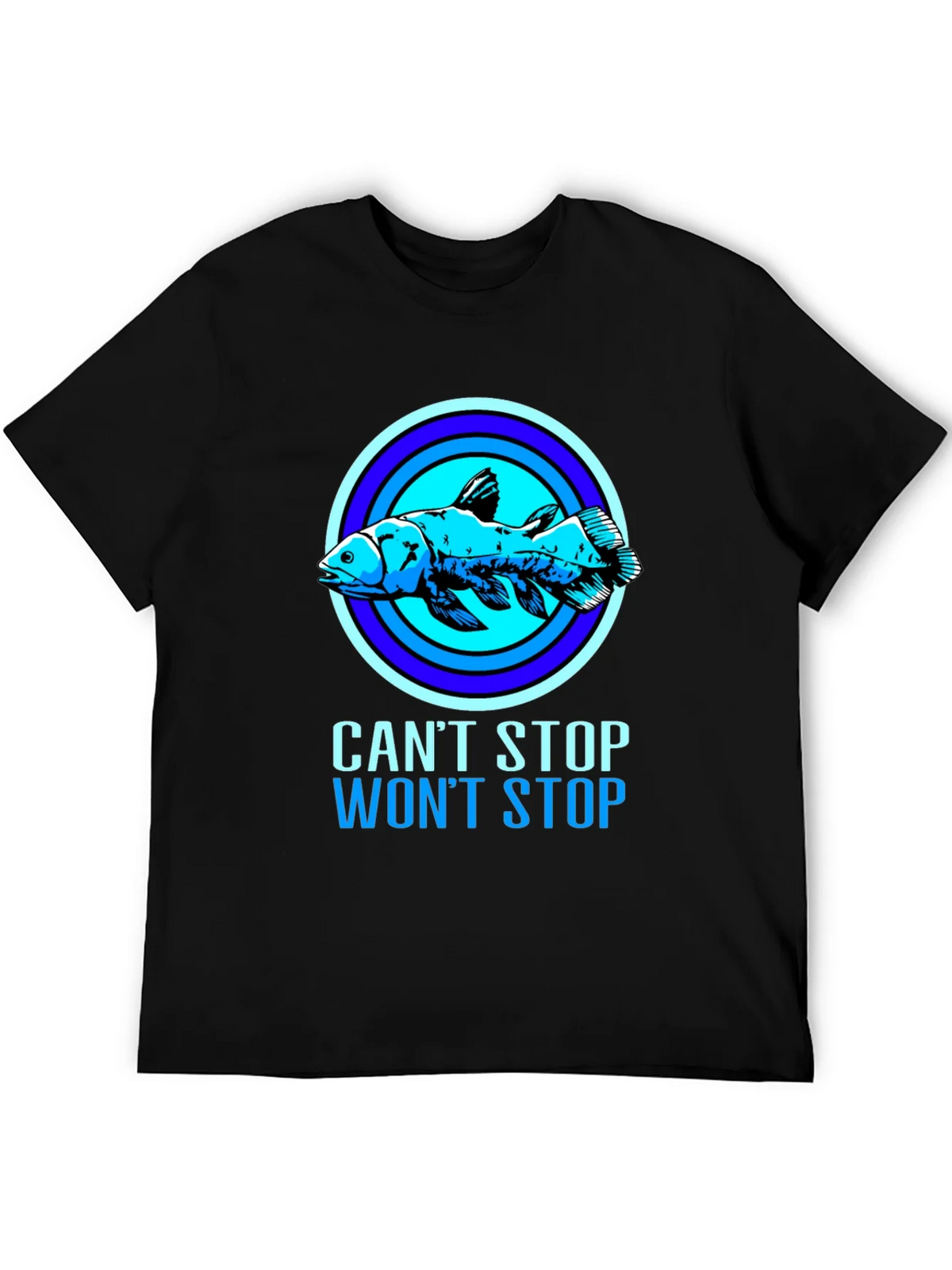 Cant Stop Wont Coelacanth T-Shirt product image 5
