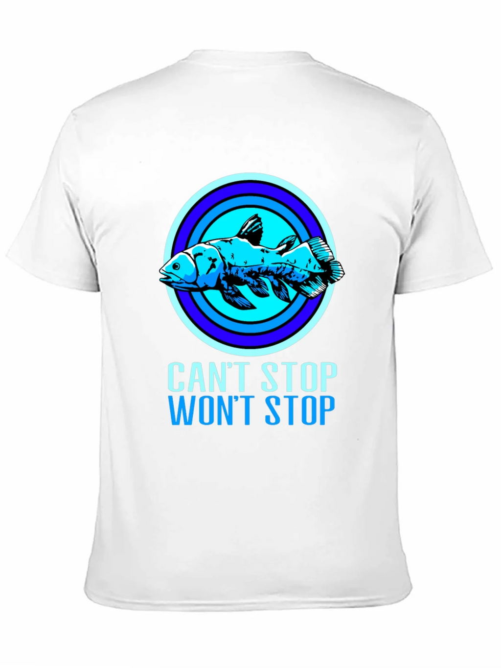 Cant Stop Wont Coelacanth T-Shirt product image 9