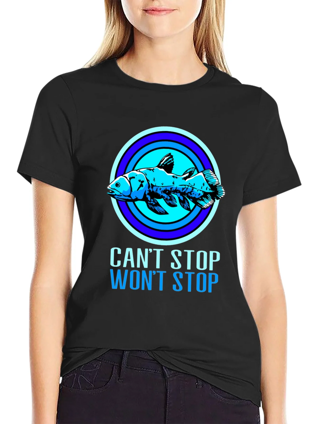 Cant Stop Wont Coelacanth T-Shirt product image 2