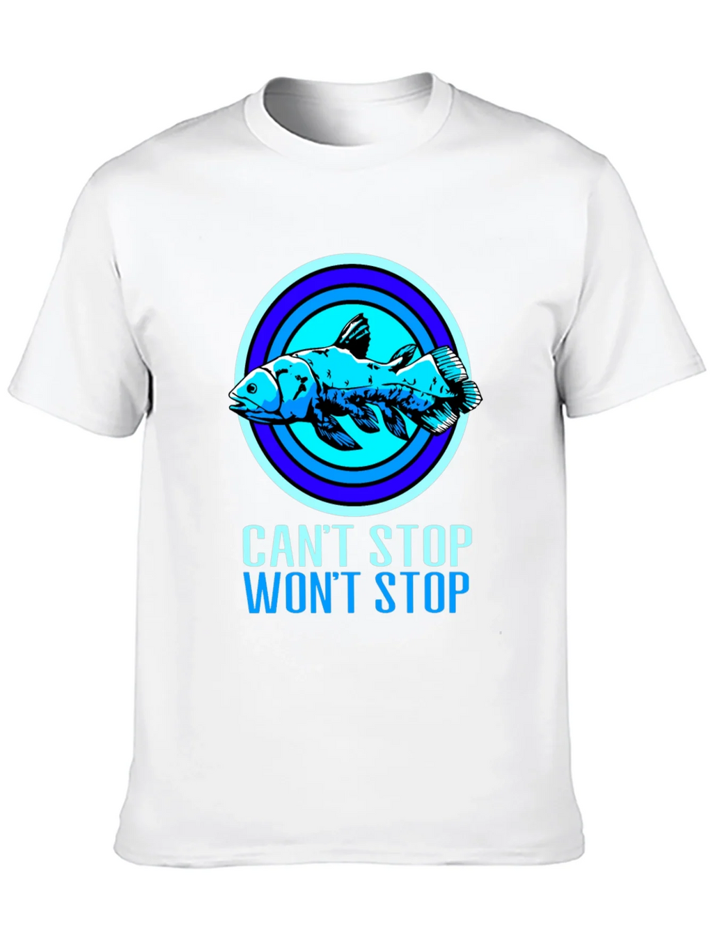 Cant Stop Wont Coelacanth T-Shirt product image 8