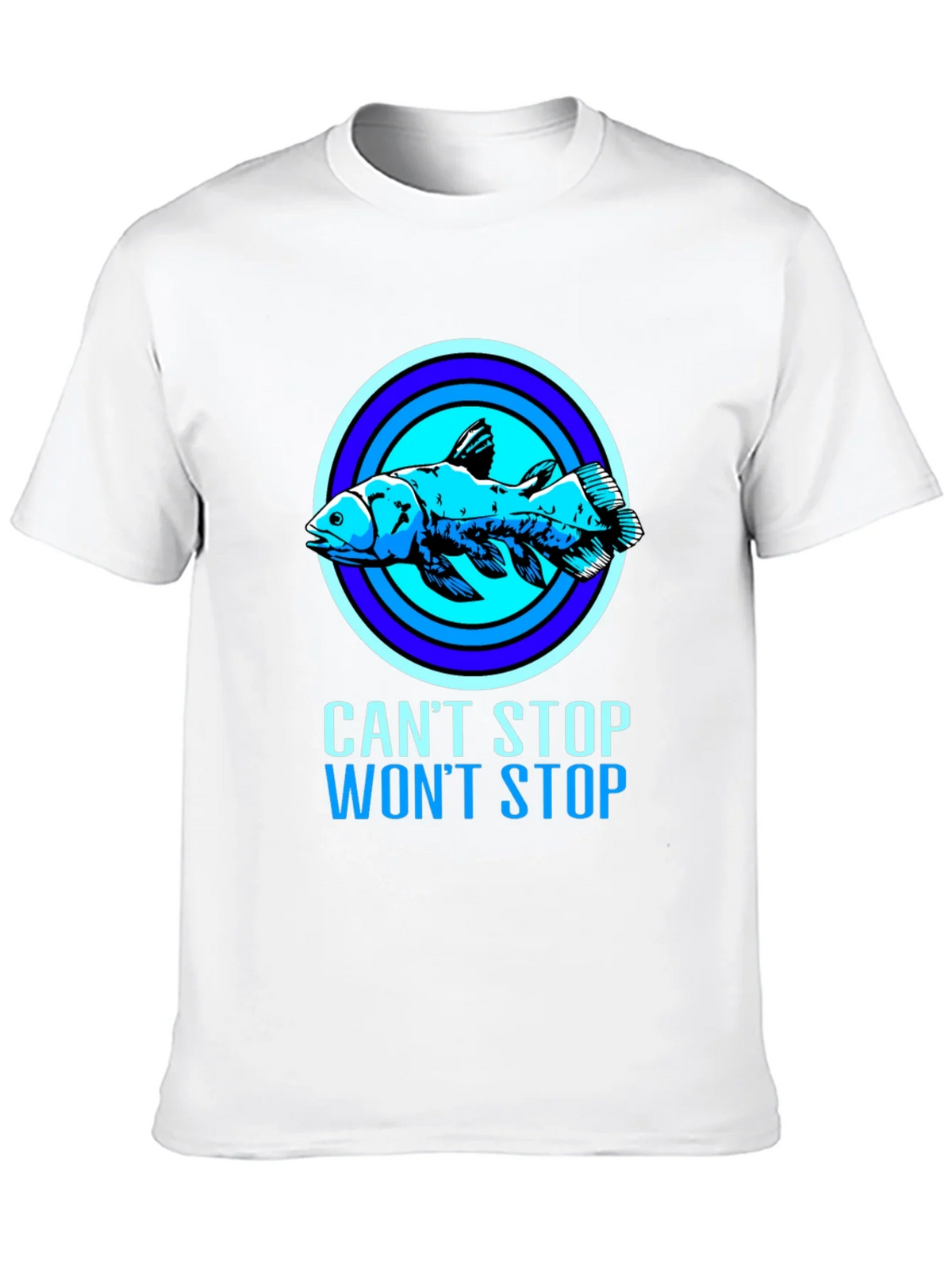 Cant Stop Wont Coelacanth T-Shirt product image 8