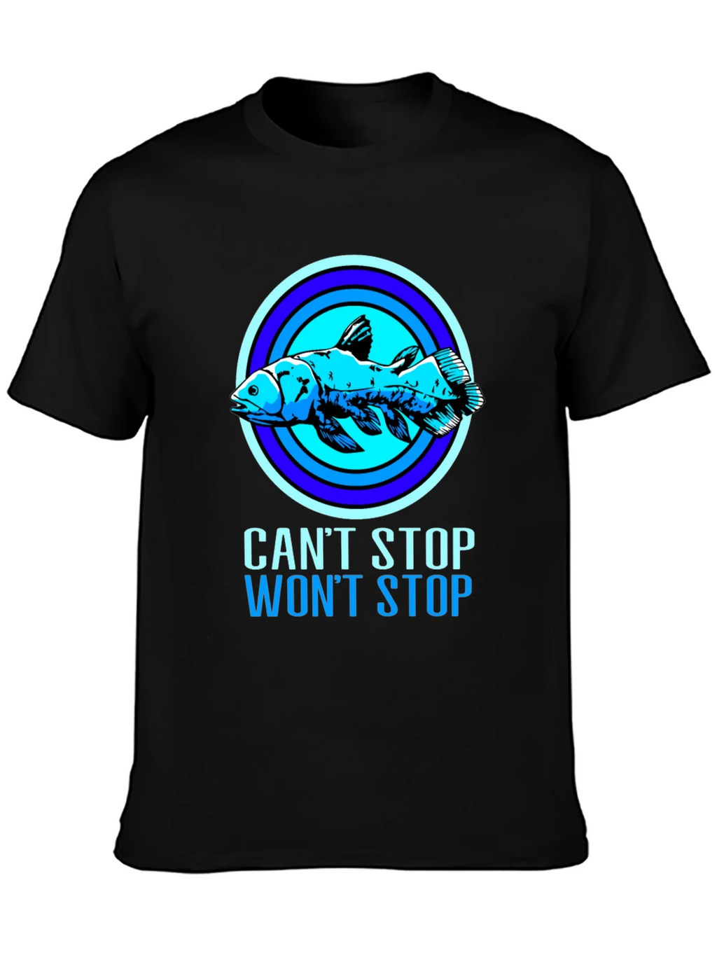 Cant Stop Wont Coelacanth T-Shirt product image 3