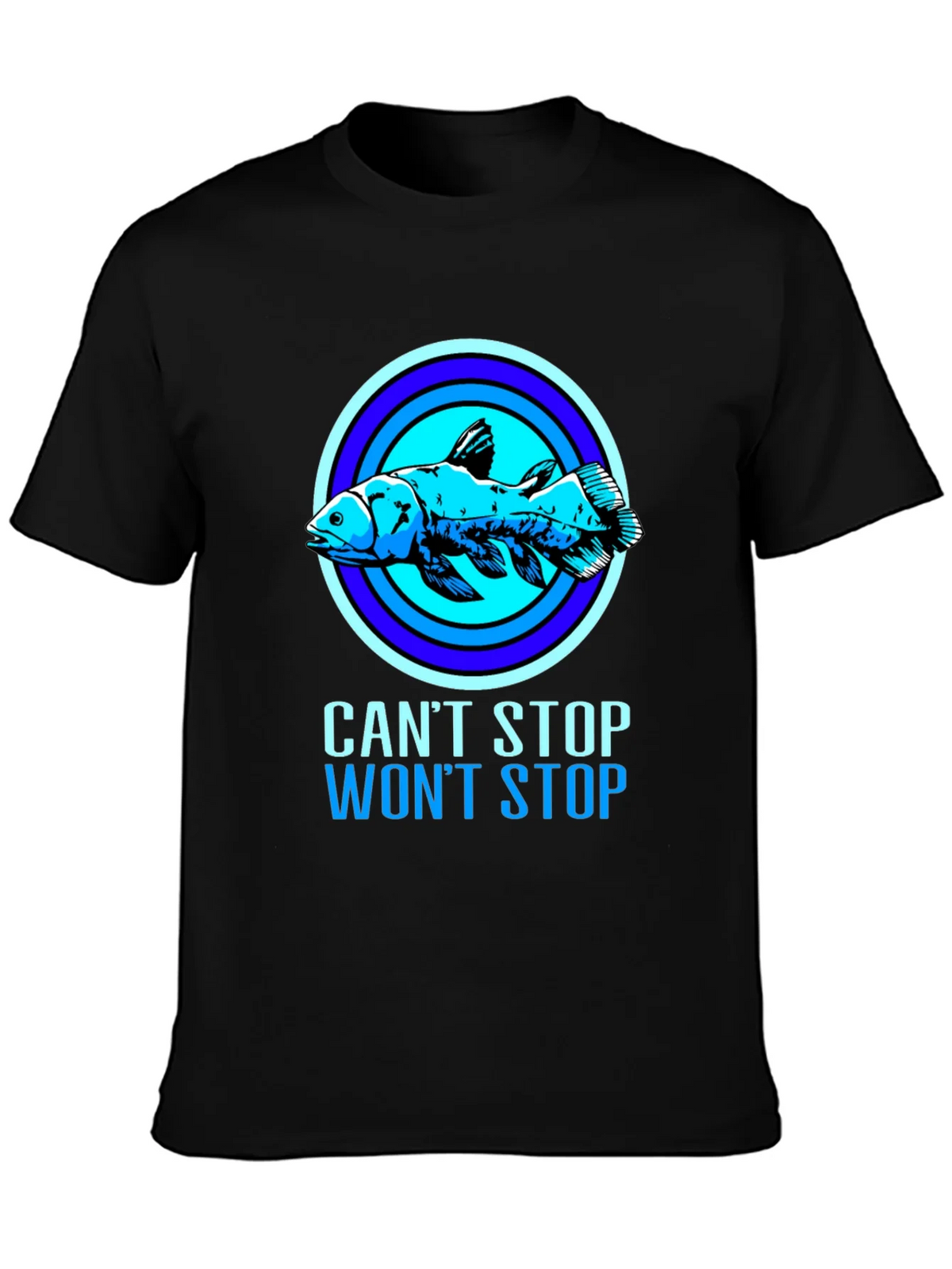 Cant Stop Wont Coelacanth T-Shirt product image 3