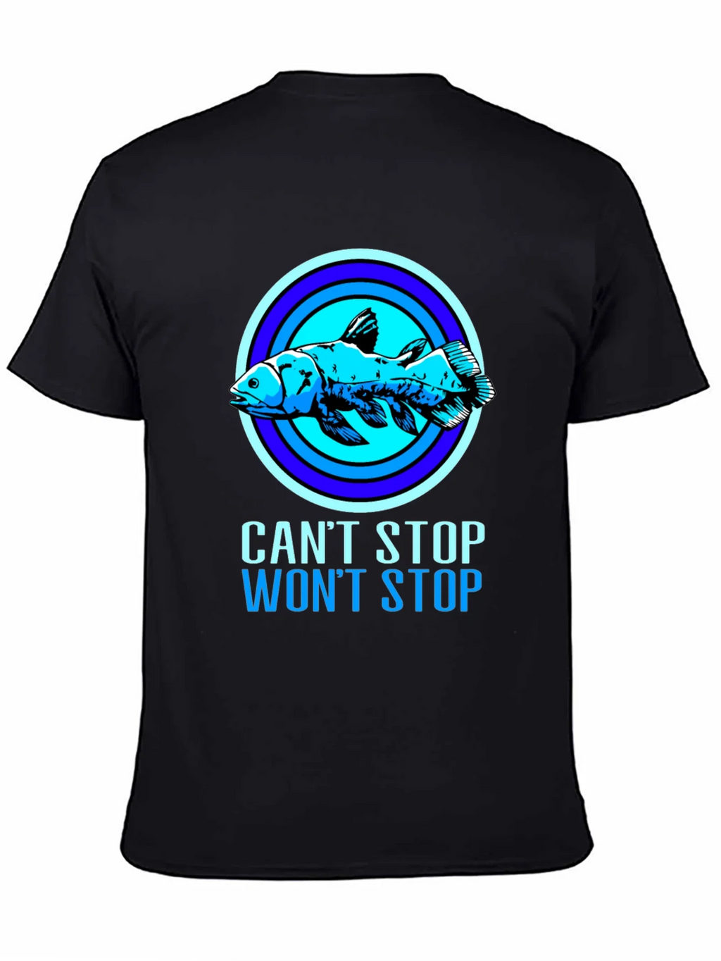 Cant Stop Wont Coelacanth T-Shirt product image 4