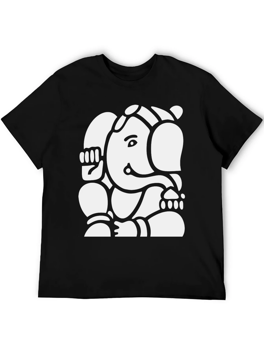 Ganesh Graphic Tee - Black Cotton Blend product image 5