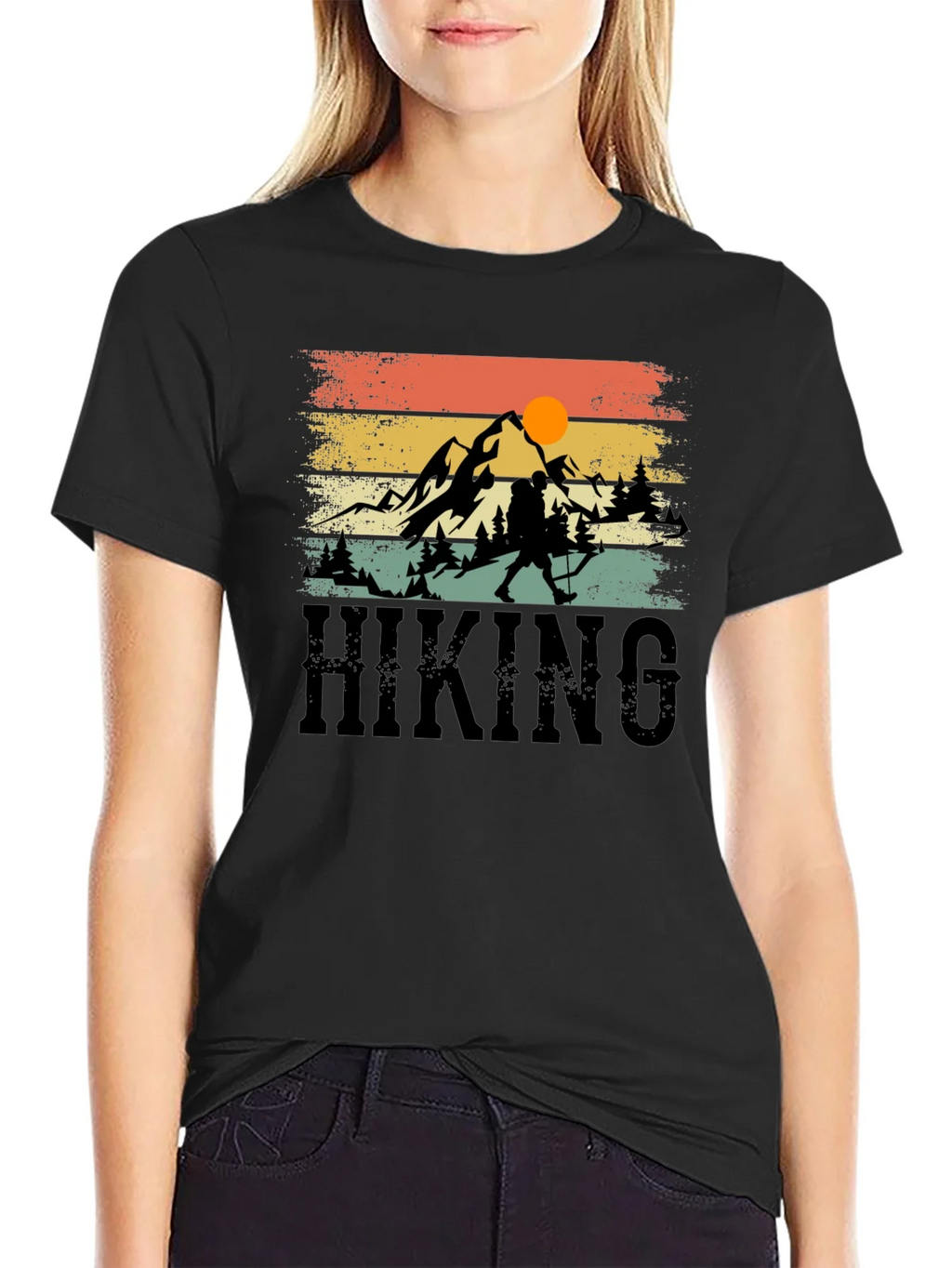 Vintage Hiking T-Shirt - Adventure Awaits product image 2
