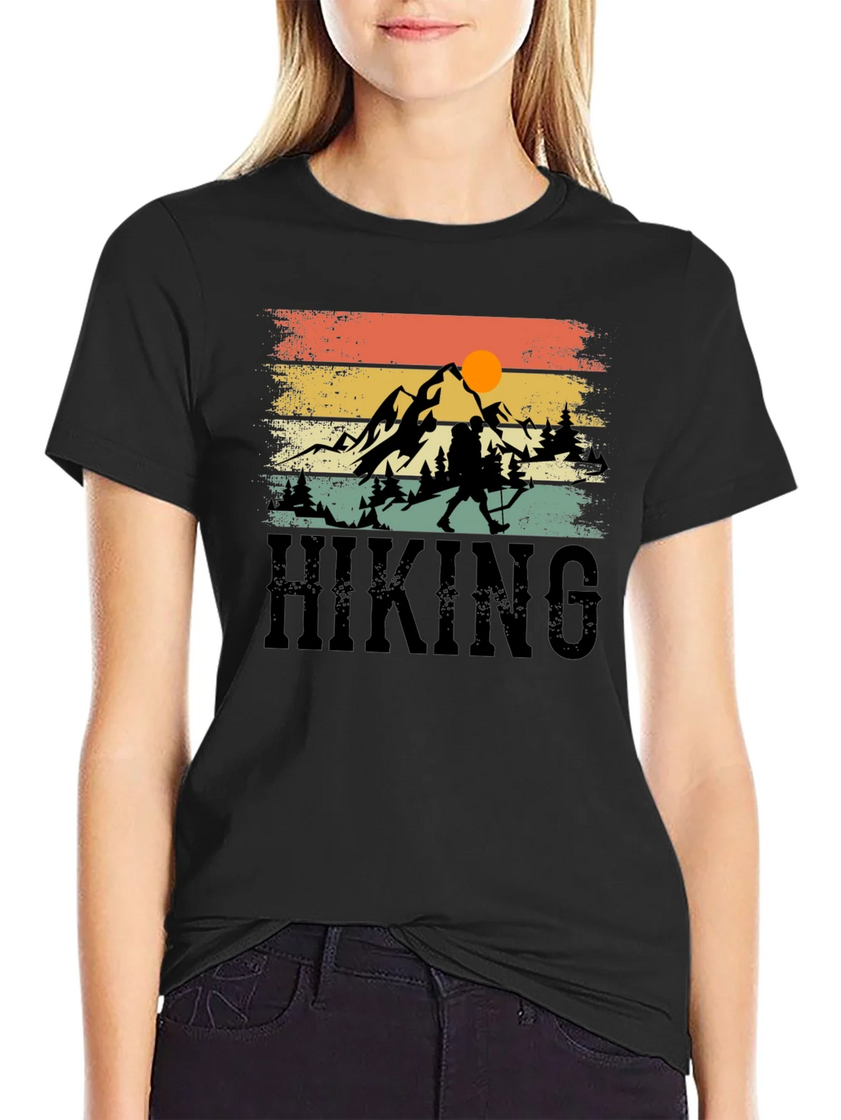 Vintage Hiking T-Shirt - Adventure Awaits product image 2