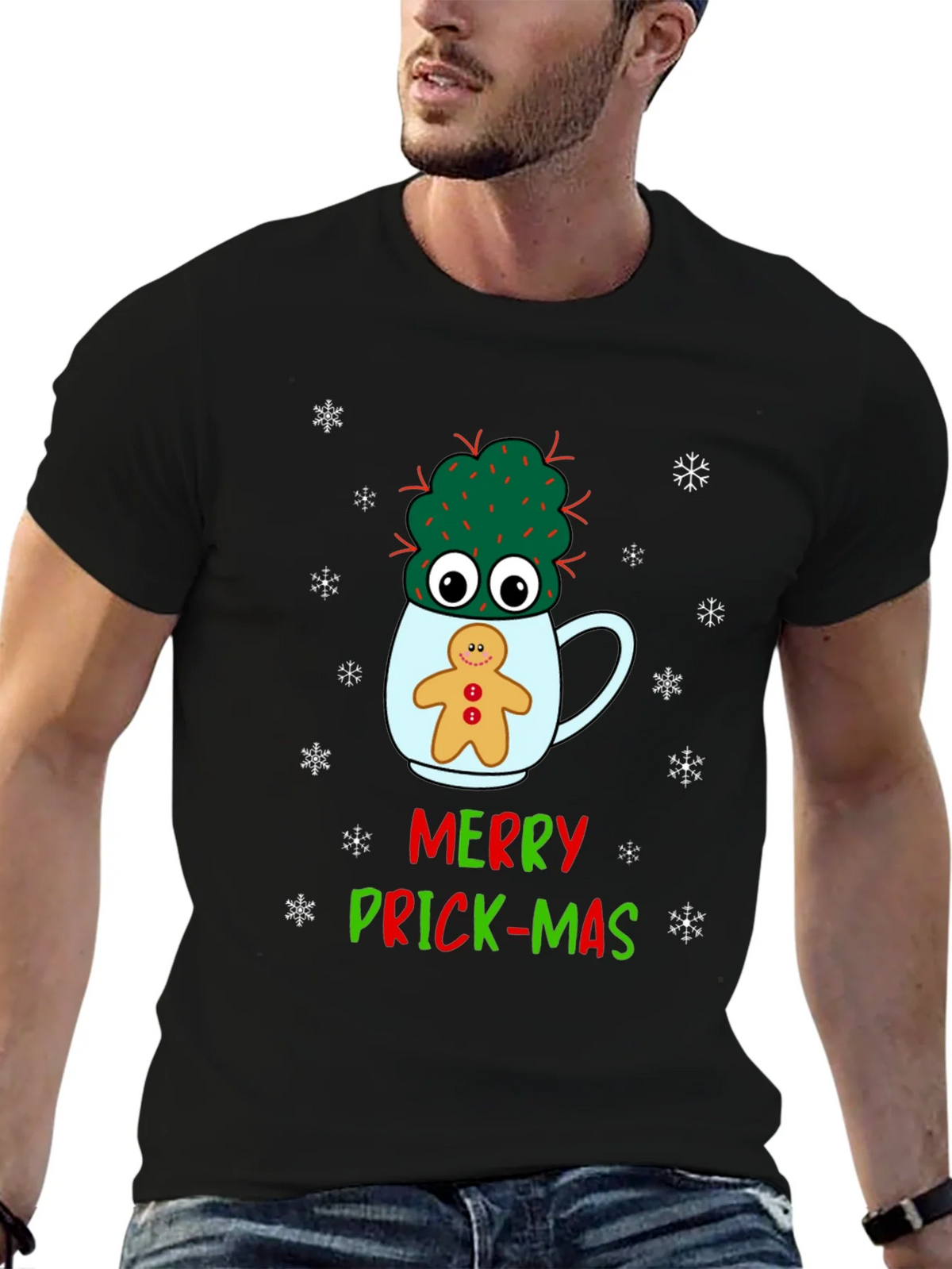 Merry Prick-mas Graphic T-Shirt product image 6