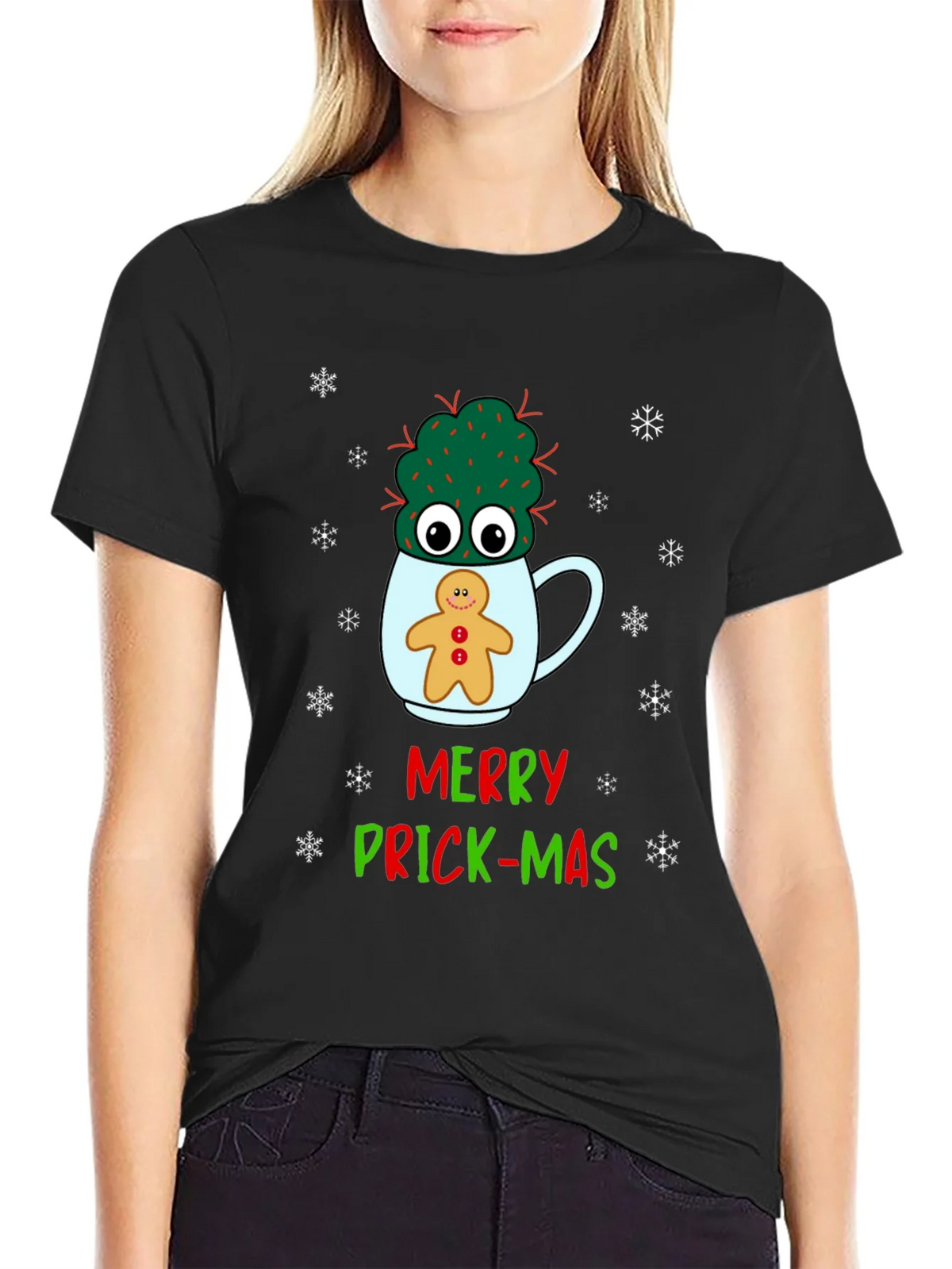 Merry Prick-mas Graphic T-Shirt product image 2