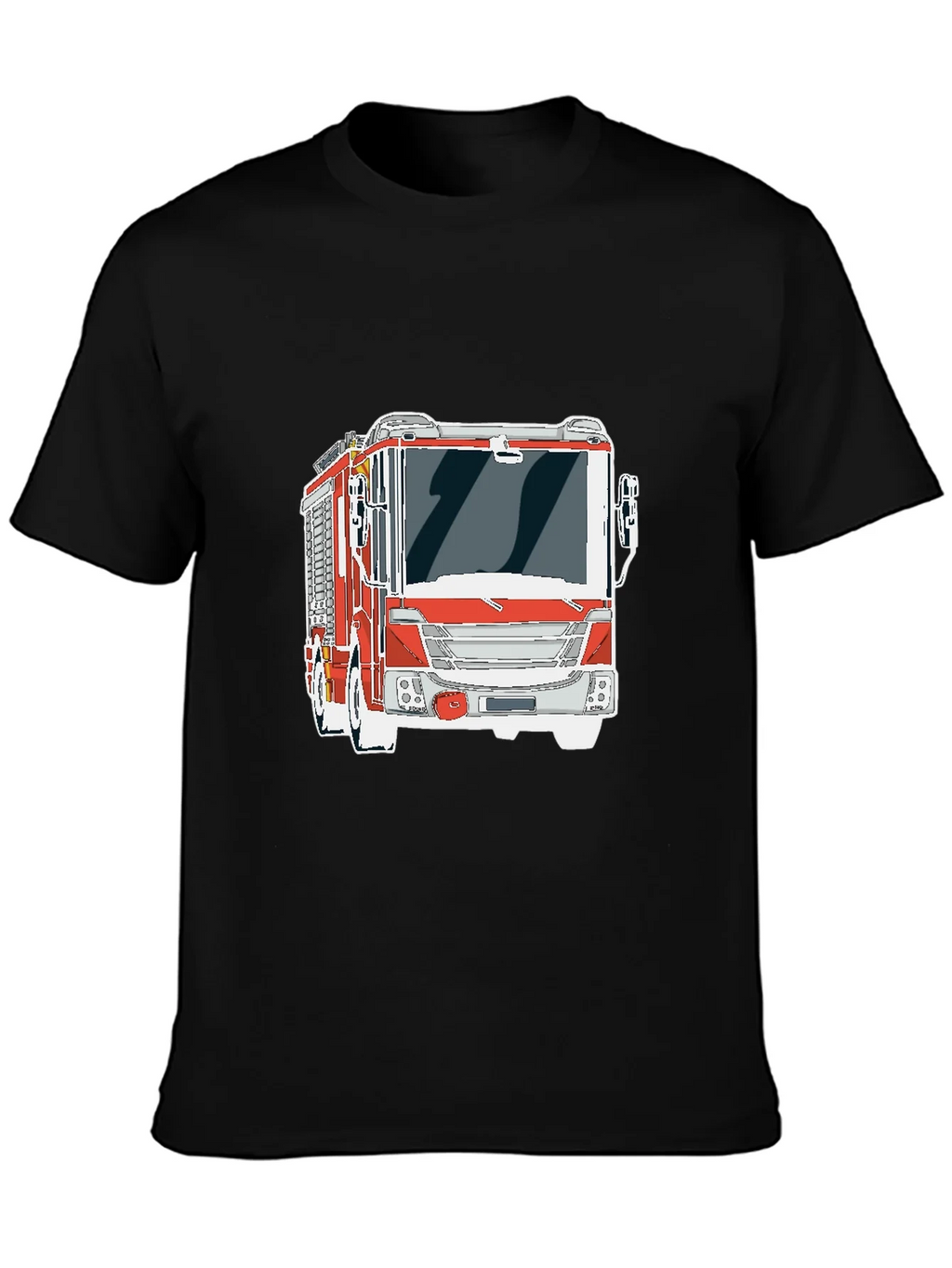 Firetruck Graphic Tee - Cool Fire Engine T-Shirt product image 3