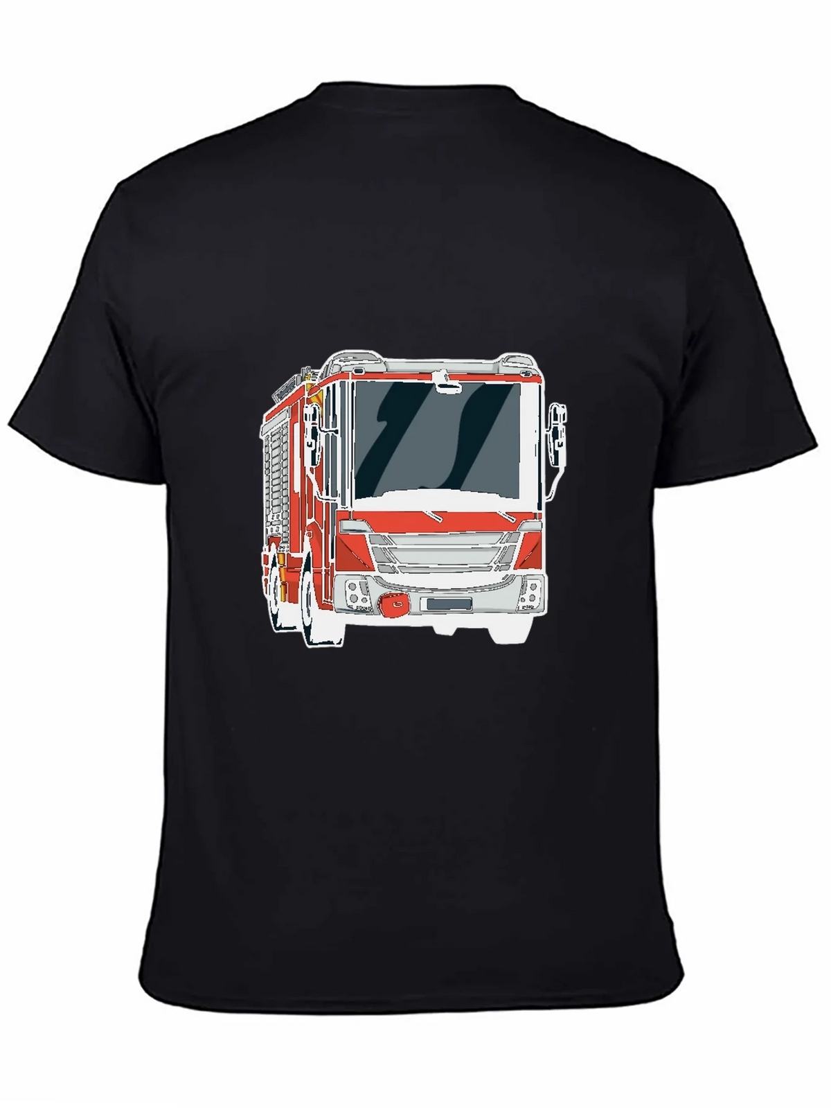 Firetruck Graphic Tee - Cool Fire Engine T-Shirt product image 4