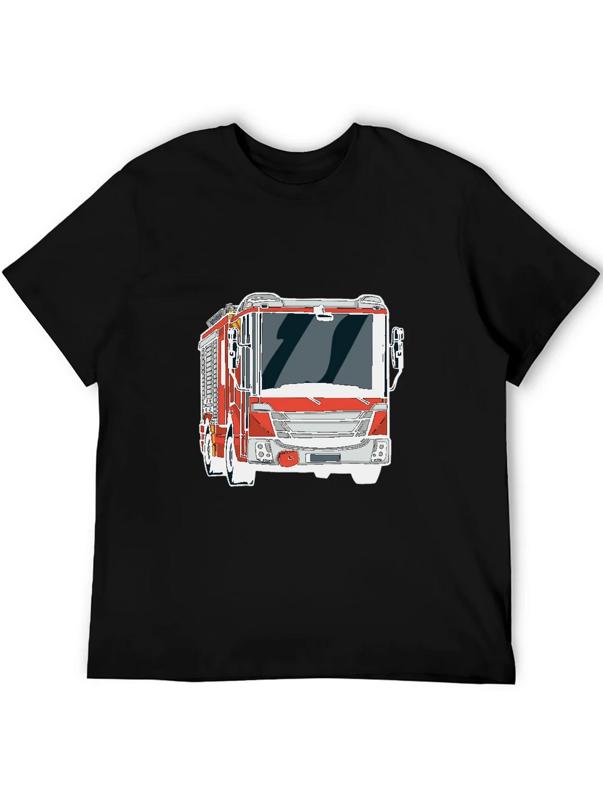 Firetruck Graphic Tee - Cool Fire Engine T-Shirt product image 5