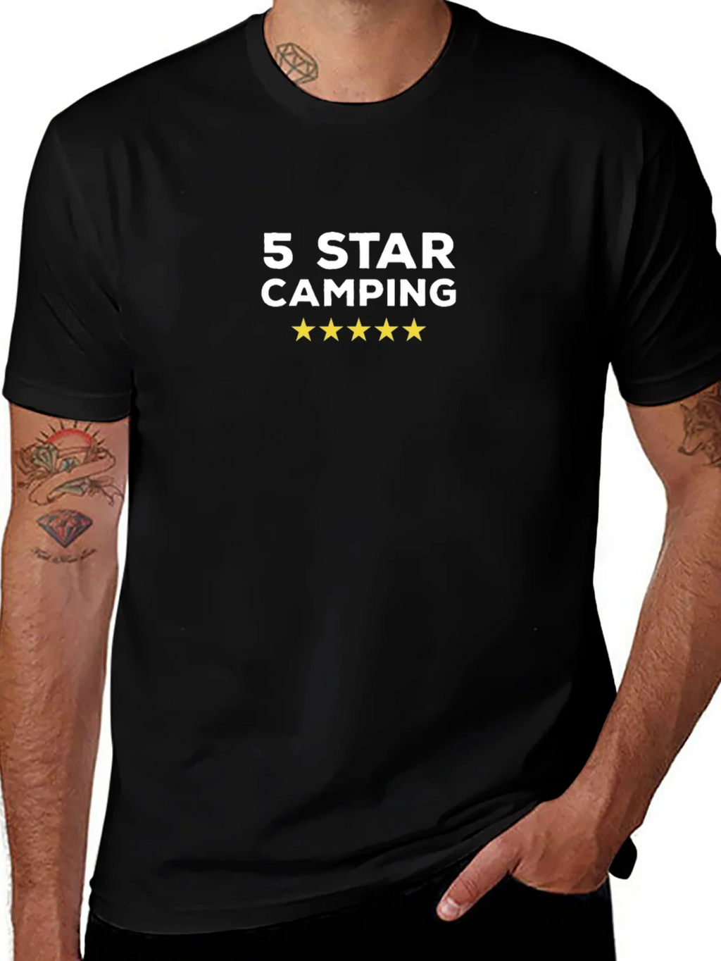 5 Star Camping T-Shirt product image 1