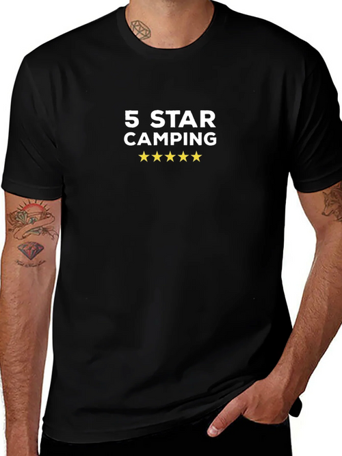 5 Star Camping T-Shirt product image 1